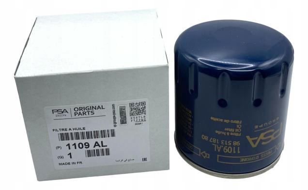 

1109AL Filtr Oleju Oryginał Oe Psa Opel Peugeot