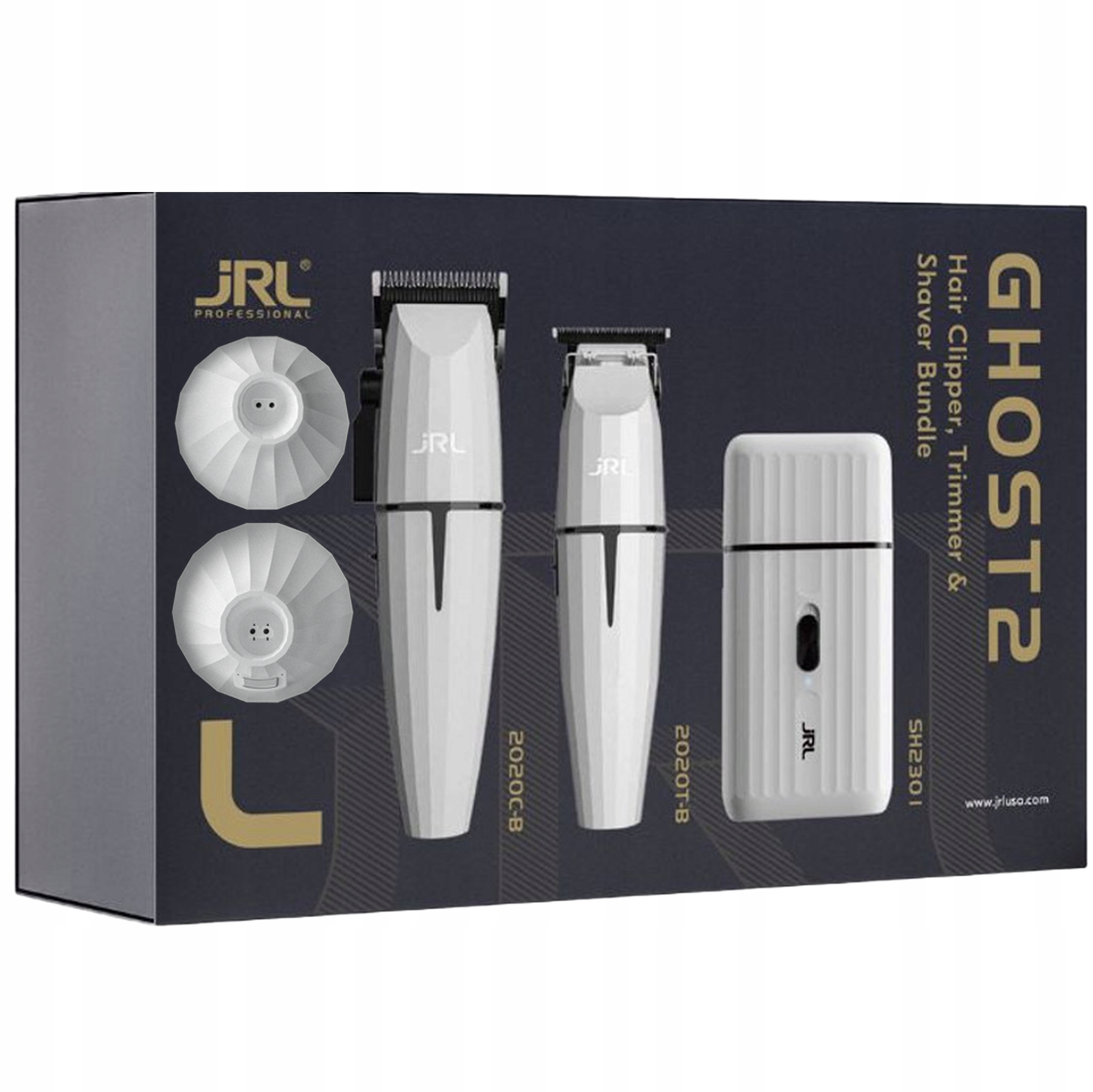 Jrl Ghost Kit 2 Zestaw Onyx Maszynka Trymer Golarka Bazy