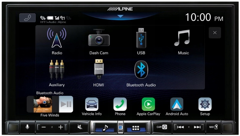 Alpine ILX-705d станція 2-DIN DAB + Android CarPlay