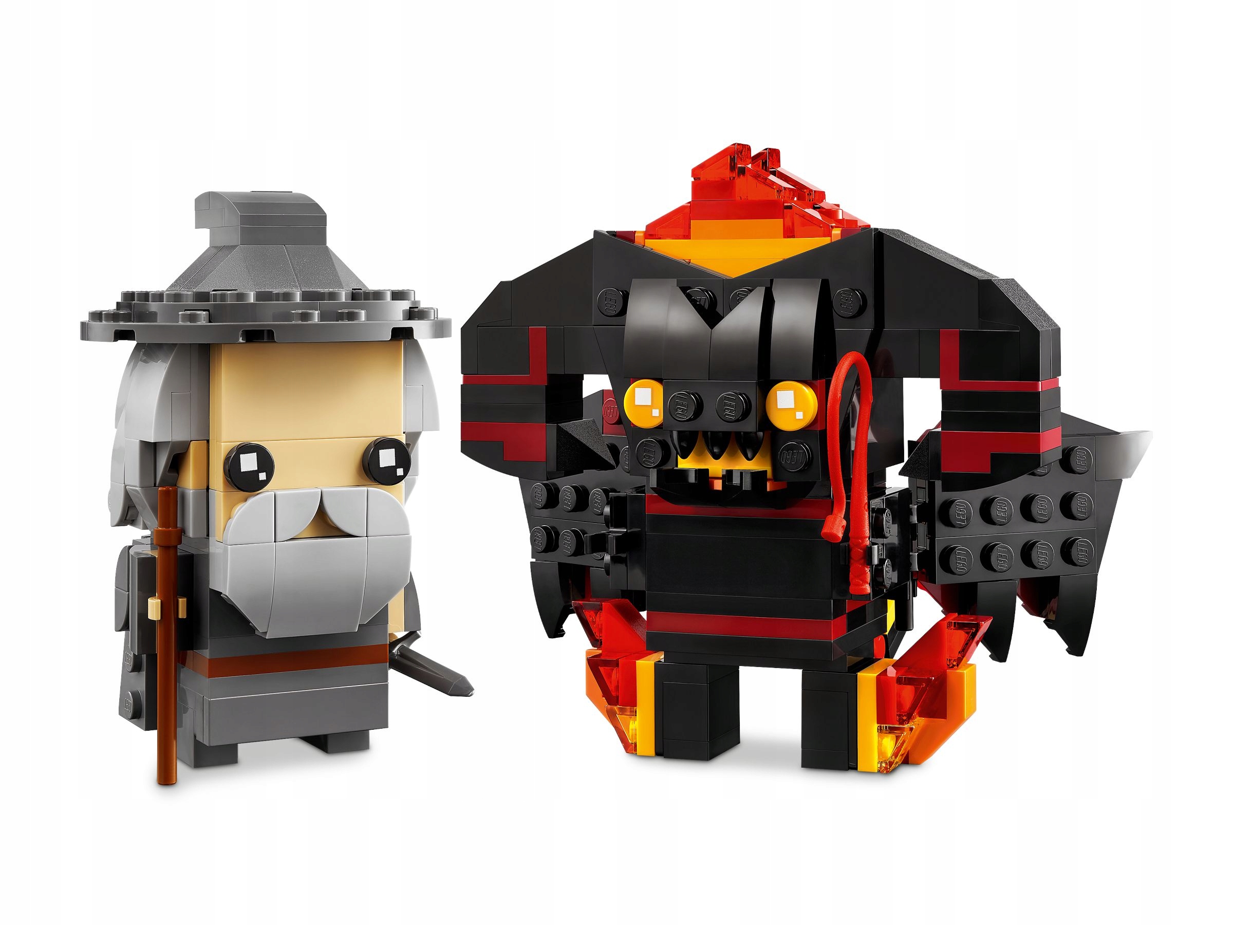LEGO BRICKHEADZ 40631 GANDALF SZARY I BALROG WŁADCA PIERŚCIENI KLOCKI Marka LEGO