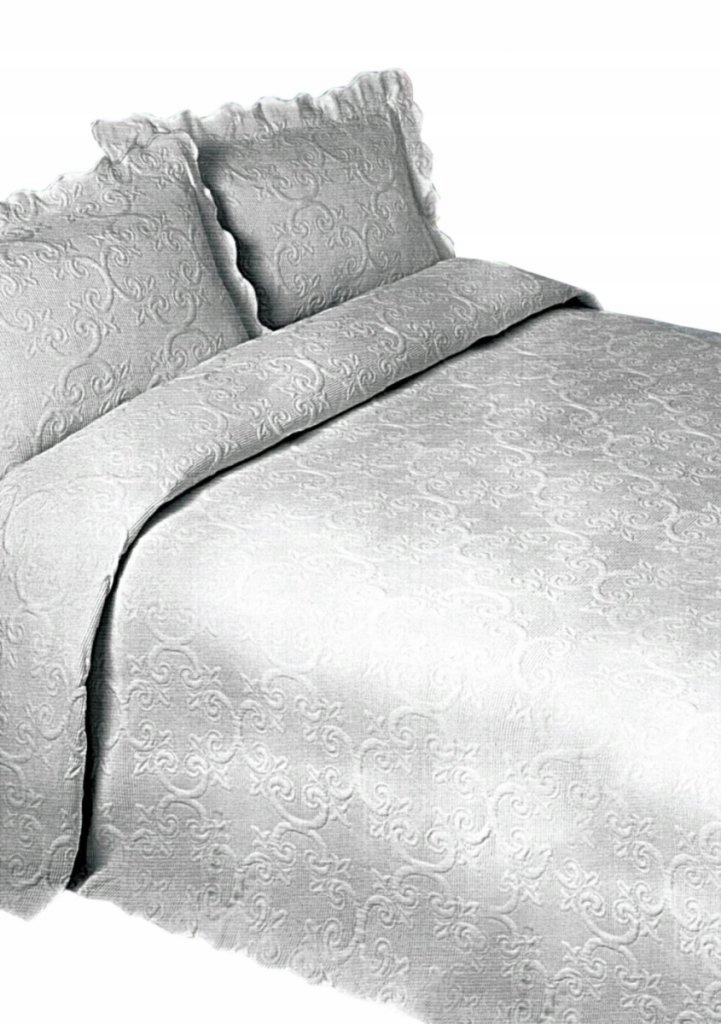 Přehoz na postel velký Greno 26 x 220 odstínů šedé jako dárek lisovaný