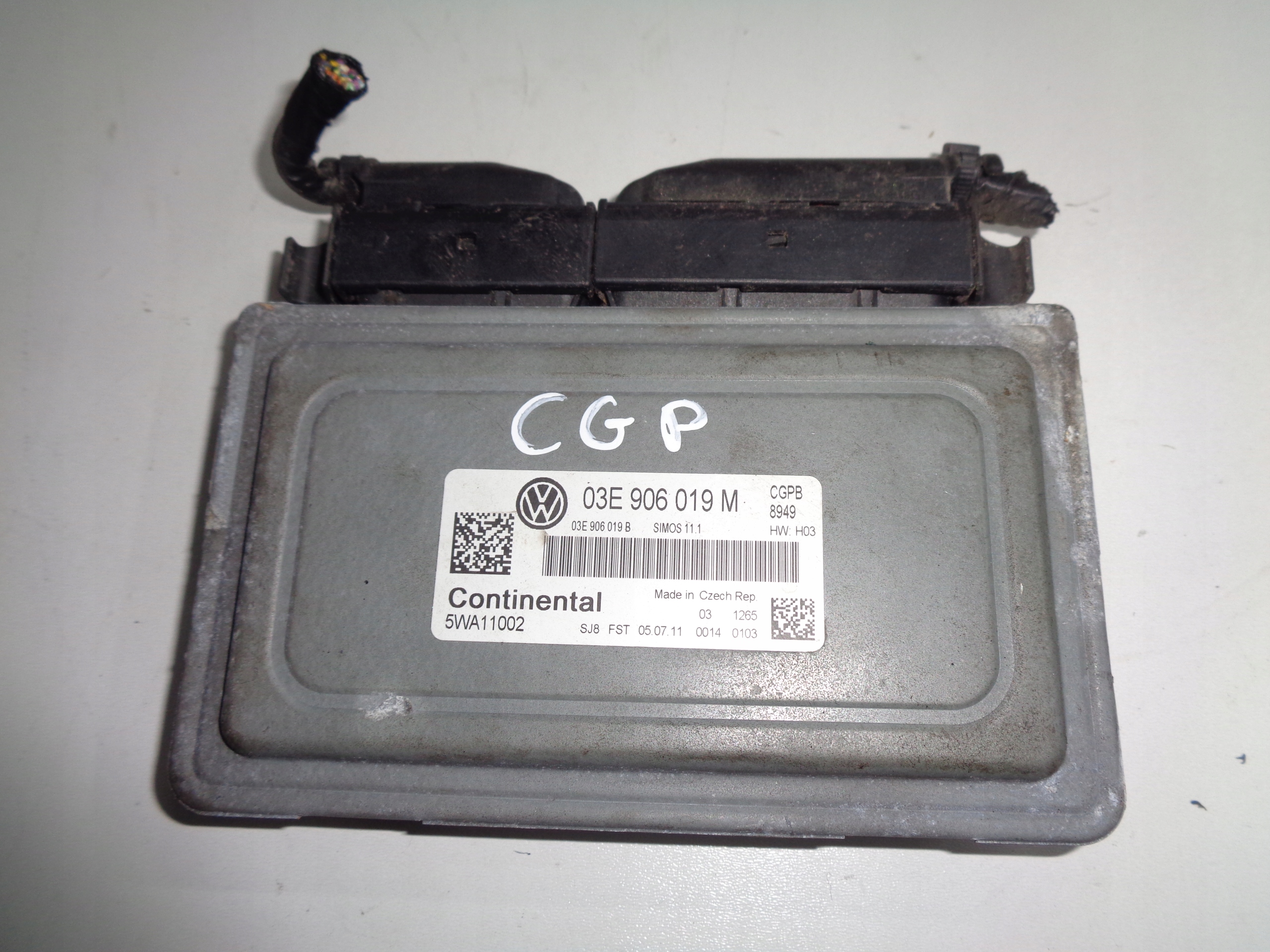 POLO 6R 1,2 12V CGP computer control unit of the engine