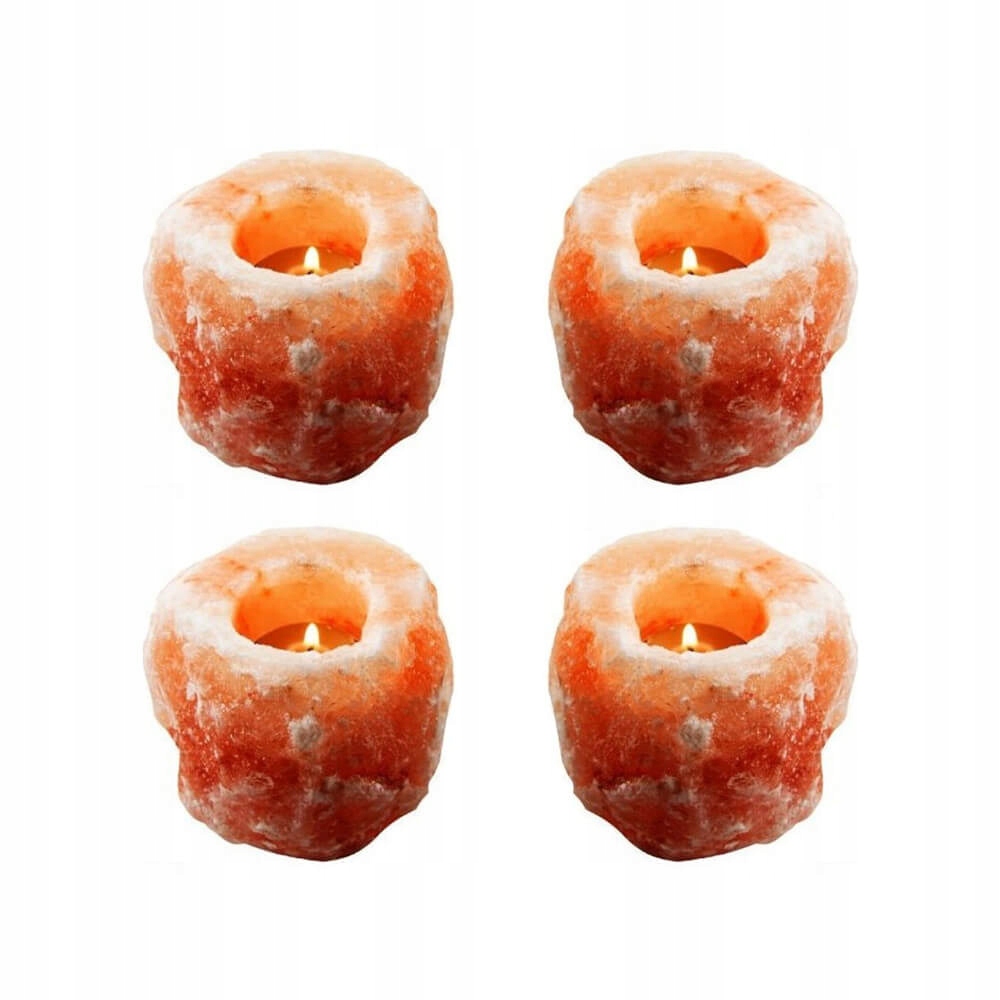 

4x Świecznik Solny Naturalny Jonizator Tealight