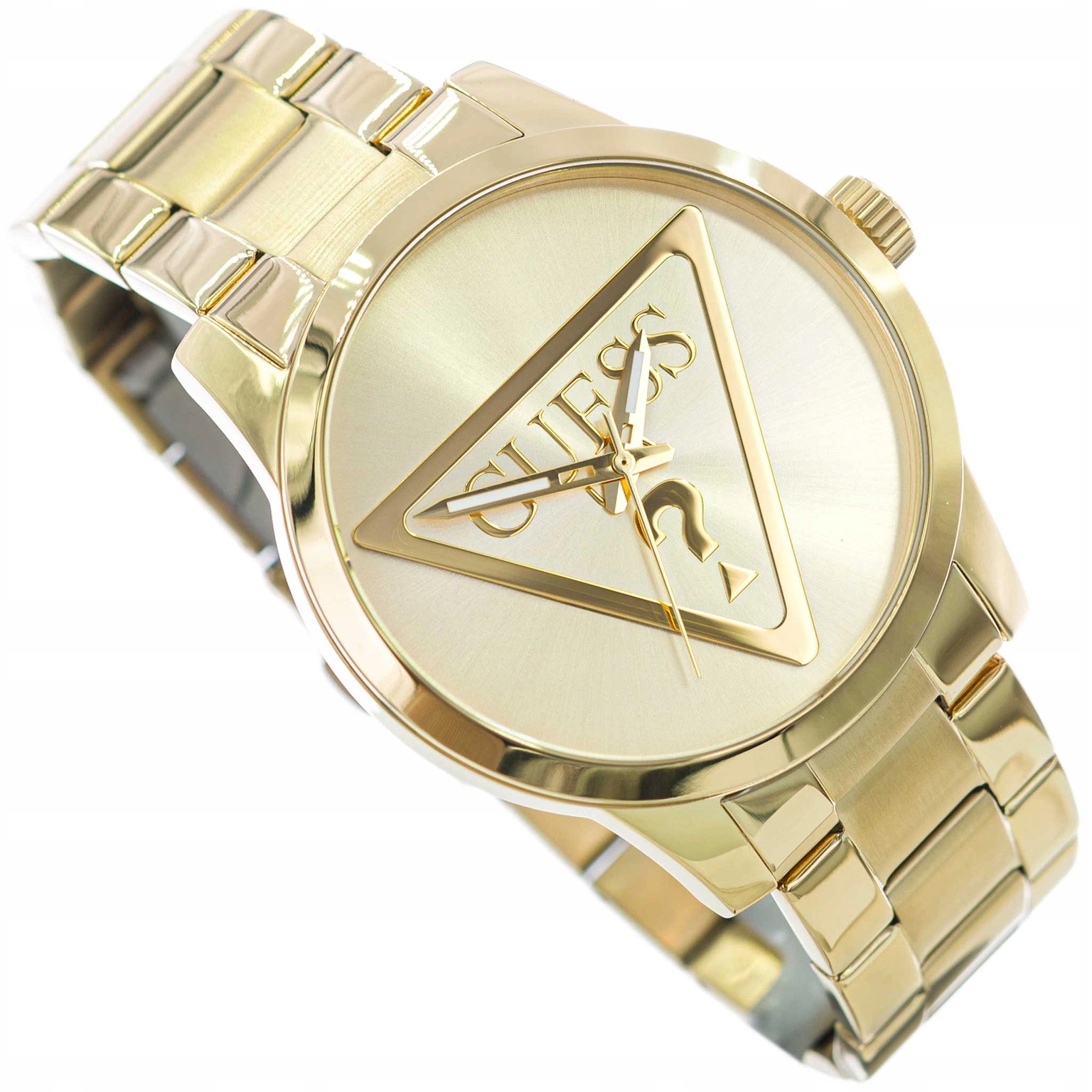 Pánské Hodinky Guess GW0782G1 Badge Zlaté S Elegantním Logem