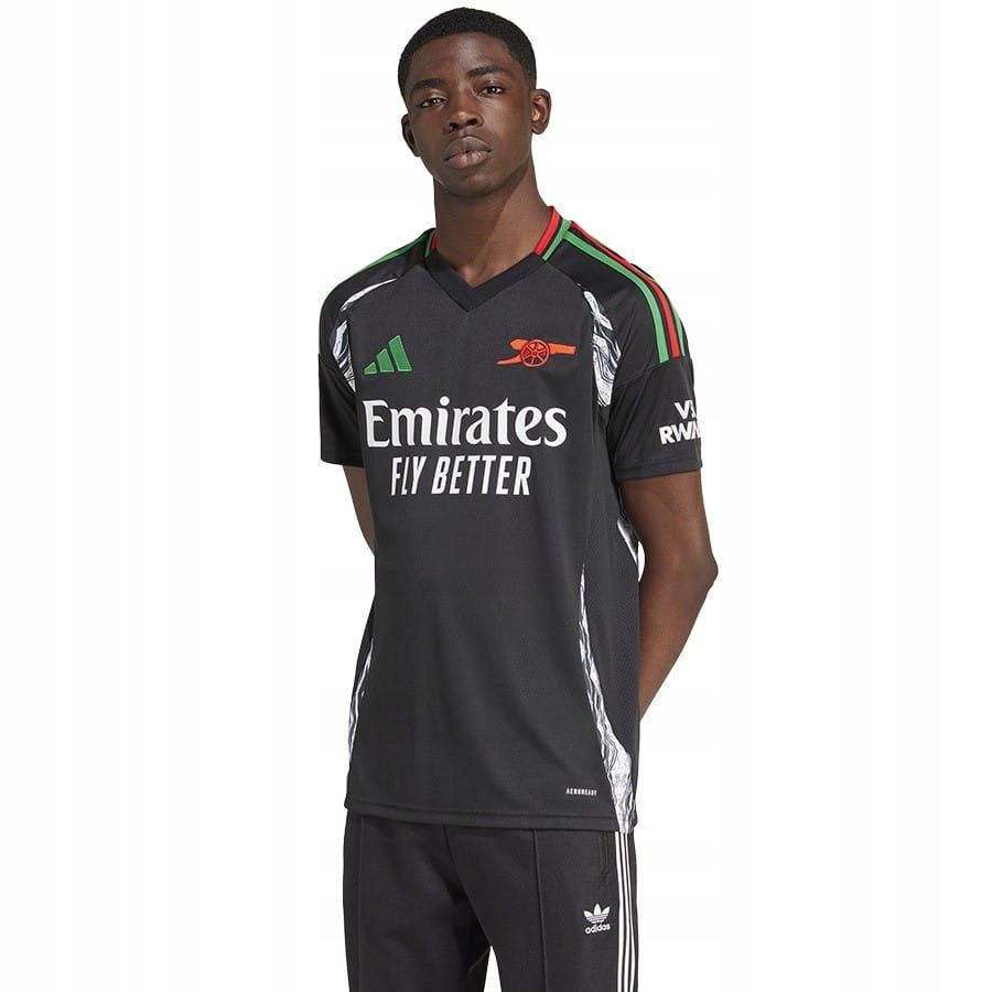 Koszulka adidas Arsenal Londyn Away Jsy IT6148 Czarny, L