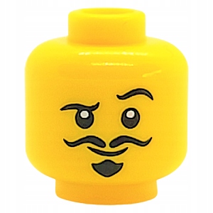 

Lego Głowa - Męska (Wąsy, Bródka) 3626cpb2792 Nowa