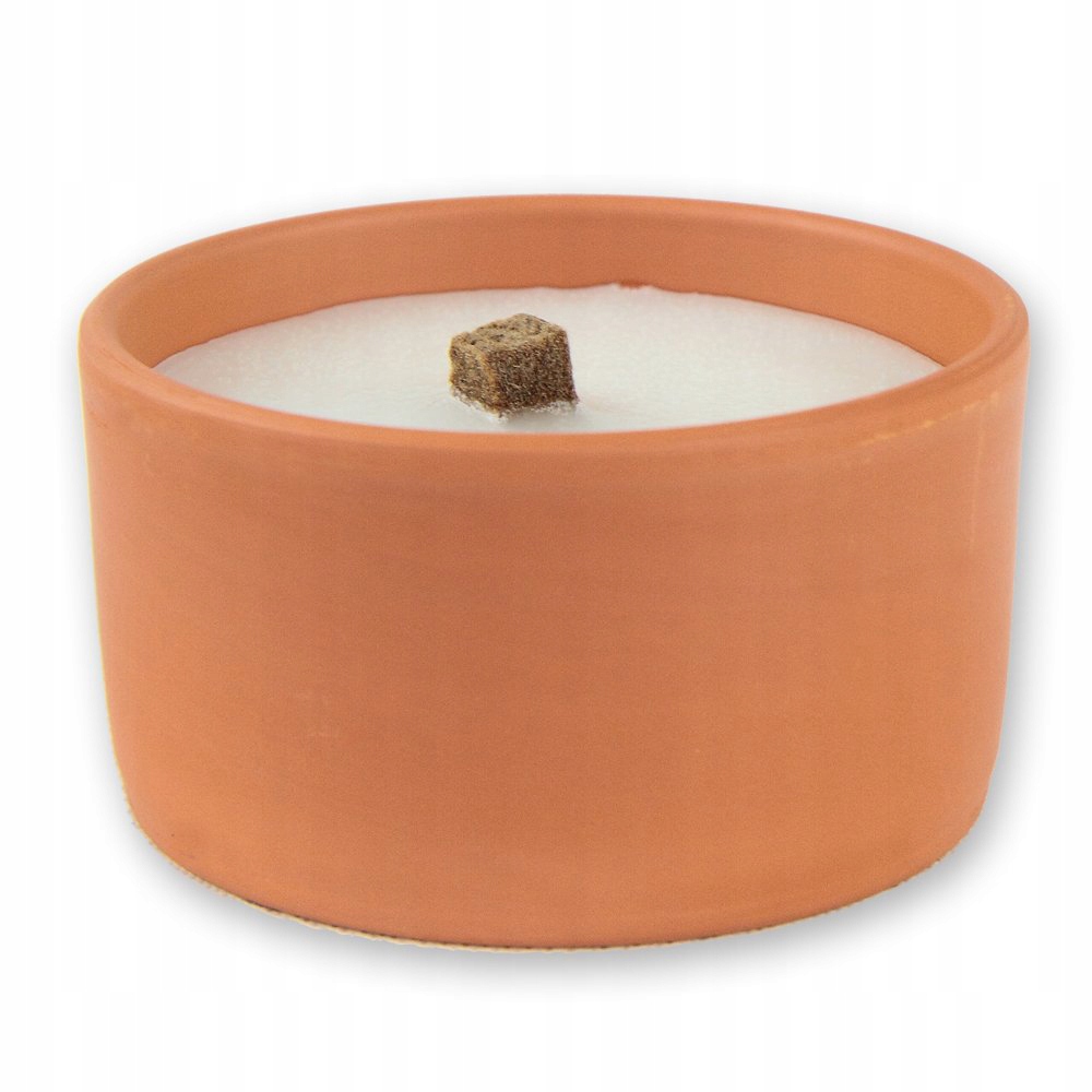 

Klasyczny zalewany znicz ceramiczny gruby knot