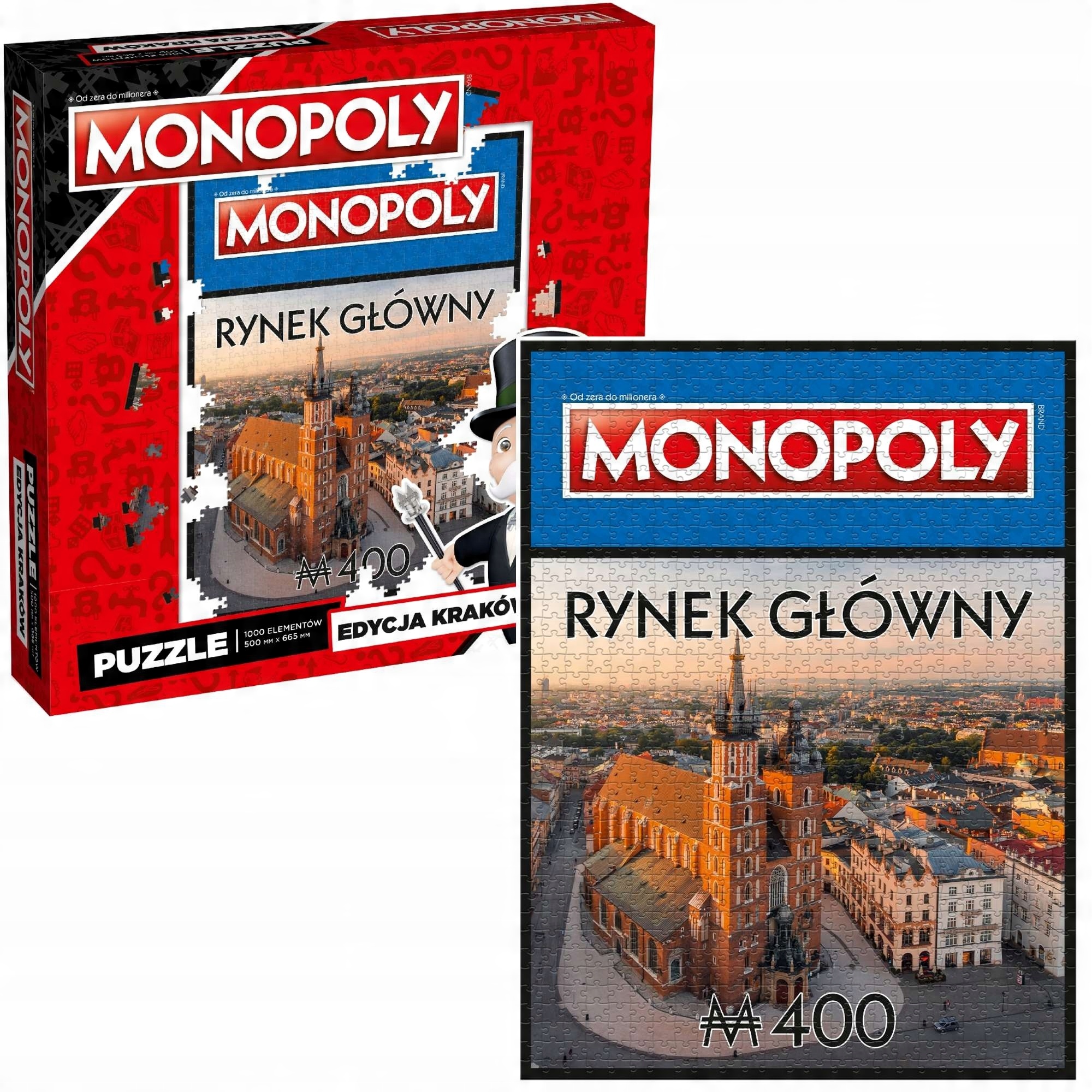 

Puzzle Monopoly Kraków Rynek Główny 1000 Elementów