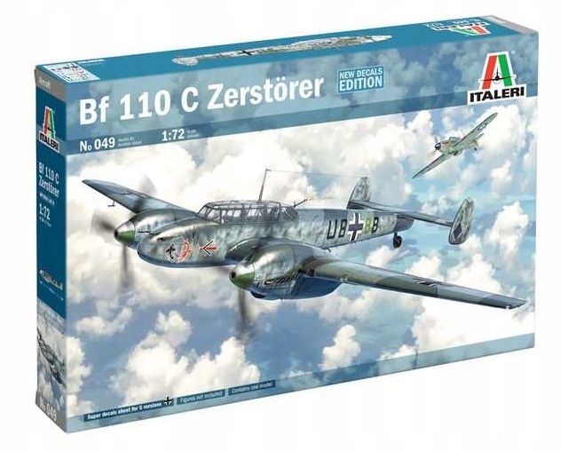 Model plastový BF-110C Zerstorer 1/72 Italeri 049