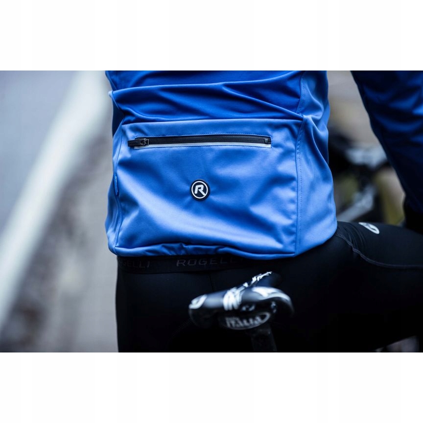 Rogelli PESARO 2.0 CORE - kurtka rowerowa SOFTSHELL Właściwości elementy odblaskowe ochrona UV oddychające odprowadzające wilgoć szybkoschnące termiczne wiatroszczelne wodoszczelne