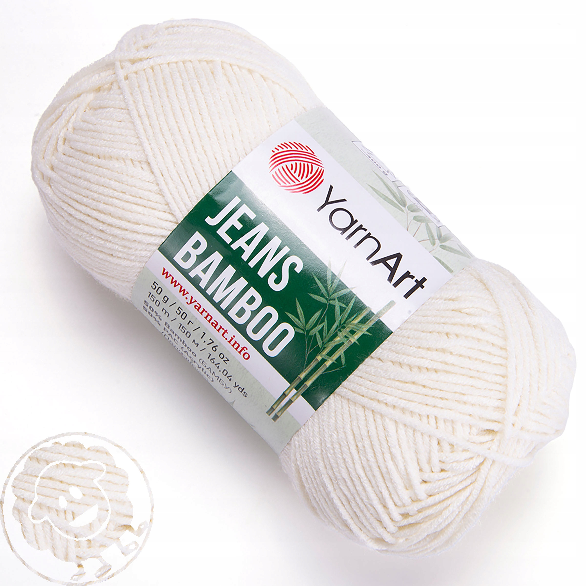 YarnArt Jeans Bamboo 102 ecru