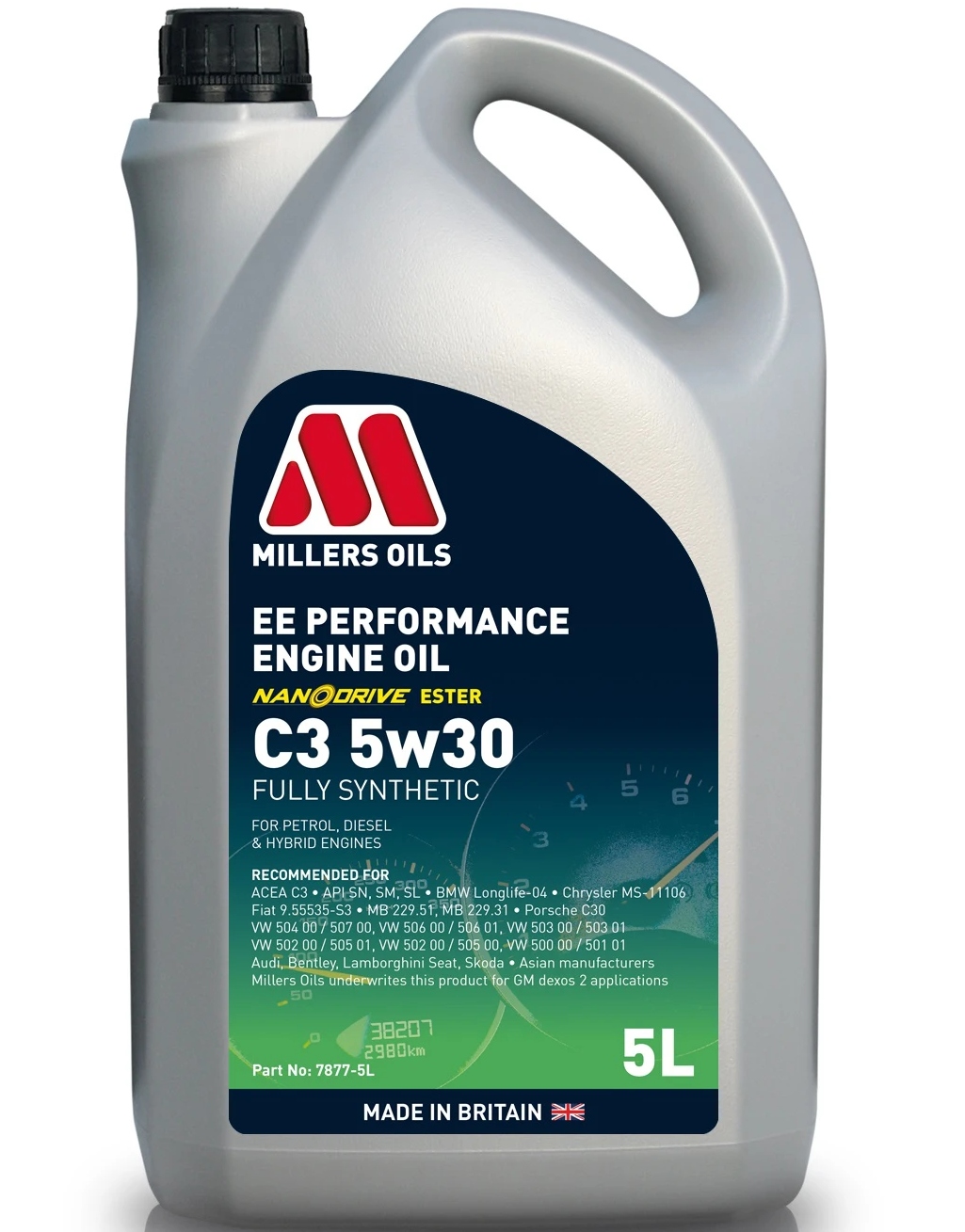 Olej silnikowy Millers Oils Ee Performance C3 5W30 5L