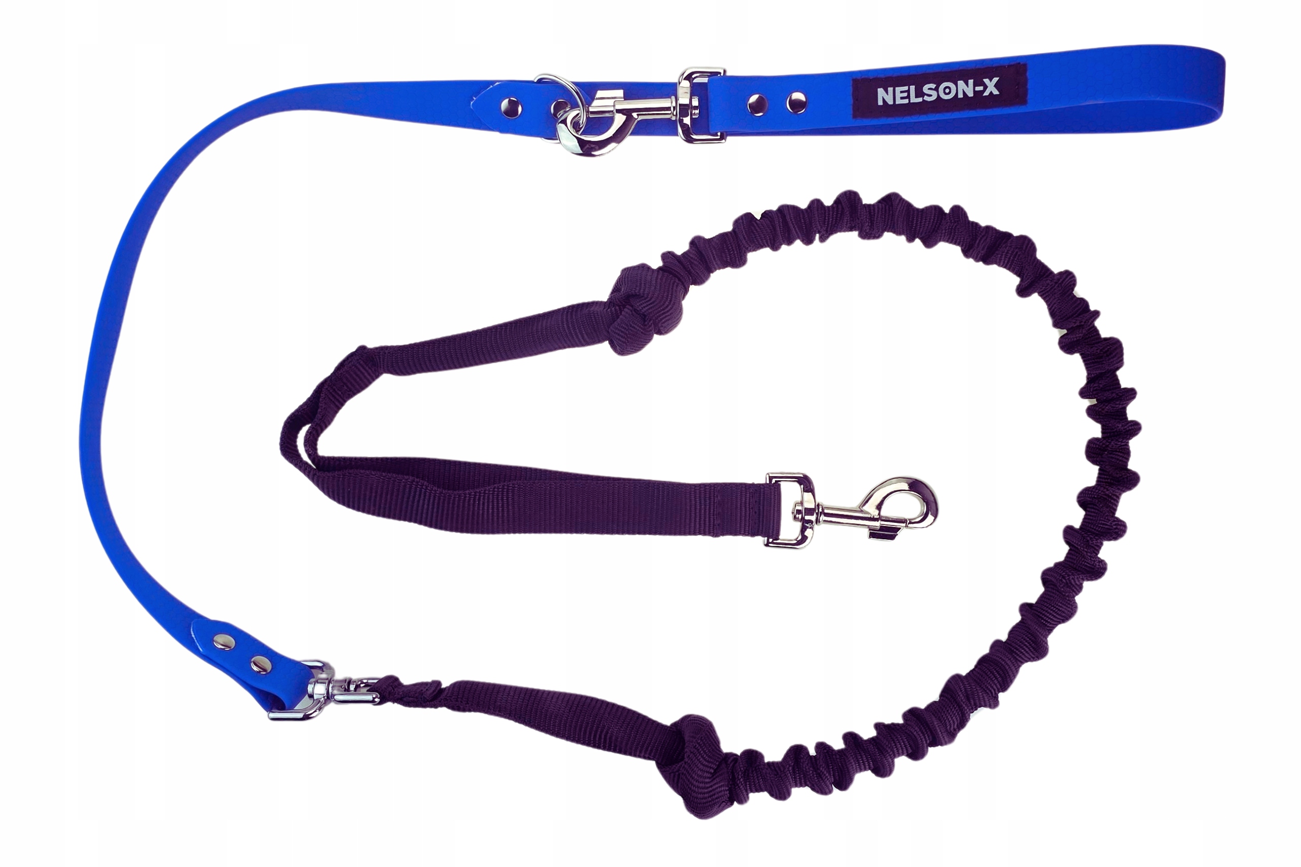 Levně Vodítko S Tlumičem Biothane Nelson-x 5 M, Zesílená Karabina