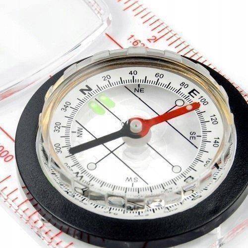 TURYSTYCZNY KOMPAS 71007 METEOR Z LINIJKĄ Model LINIJKA 110 mm