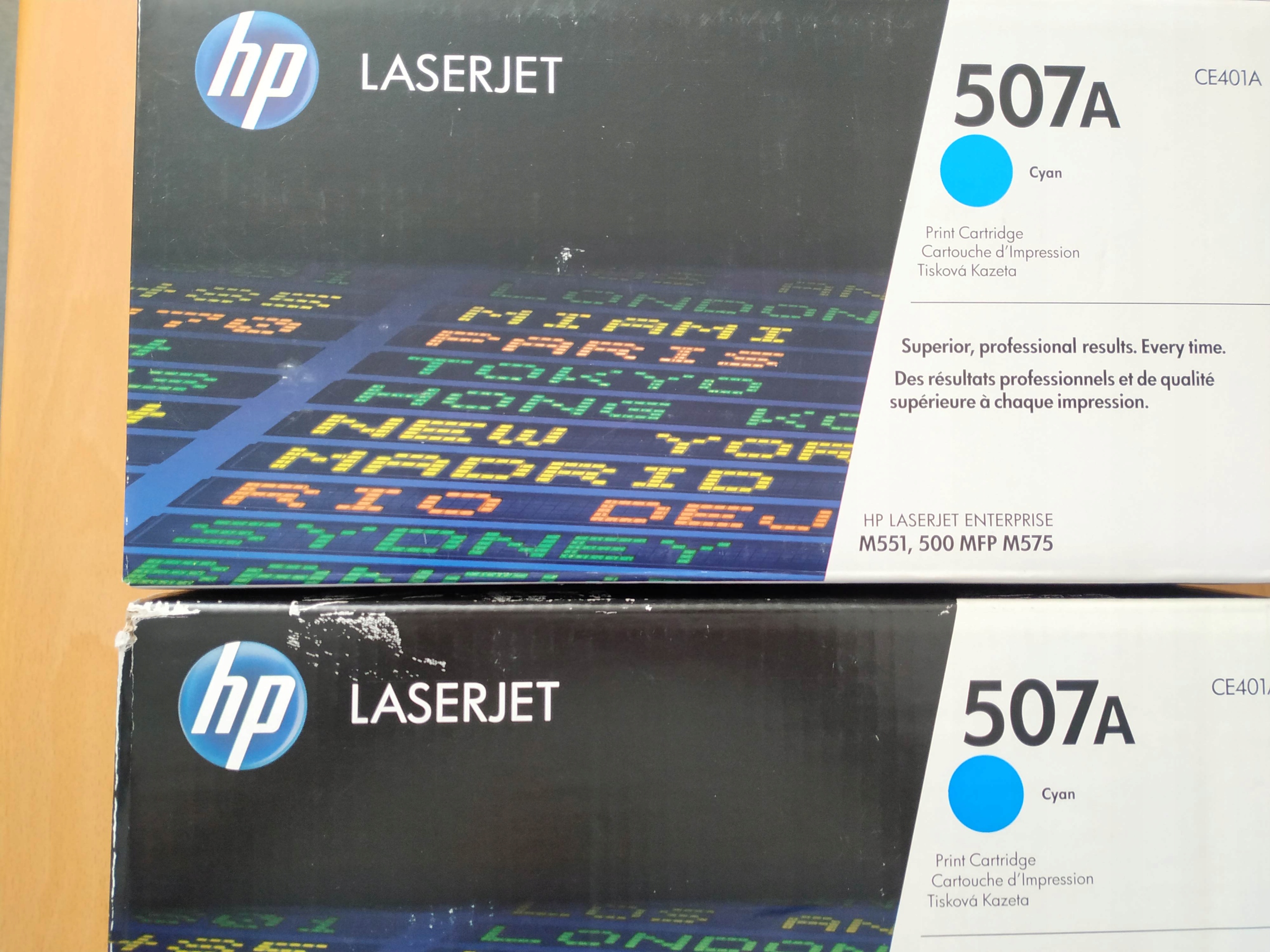 Toner Hp 507A CE402A Azúrový (Cyan) pre tlačiarne M550 M570 M575