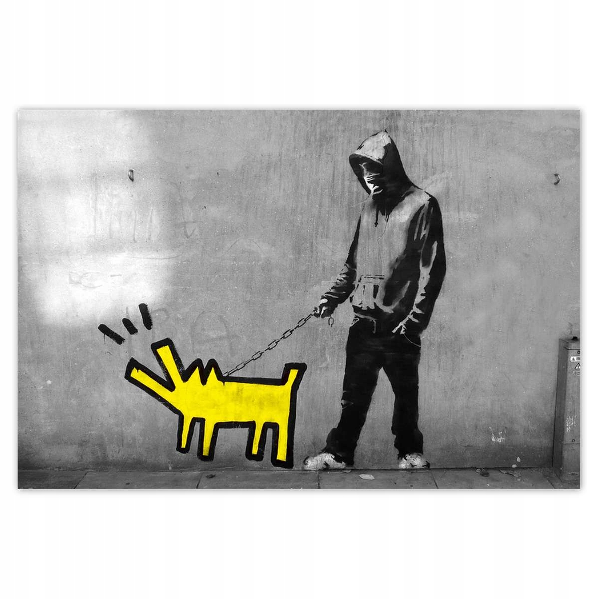Fototapety 200x135 Banksy pejsek
