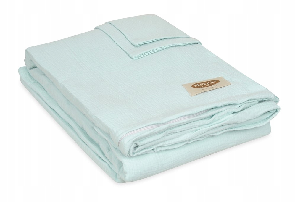 Posteľná Bielizeň mušelínová bavlna v prémiovej krabičke 160x200 33 seledinová