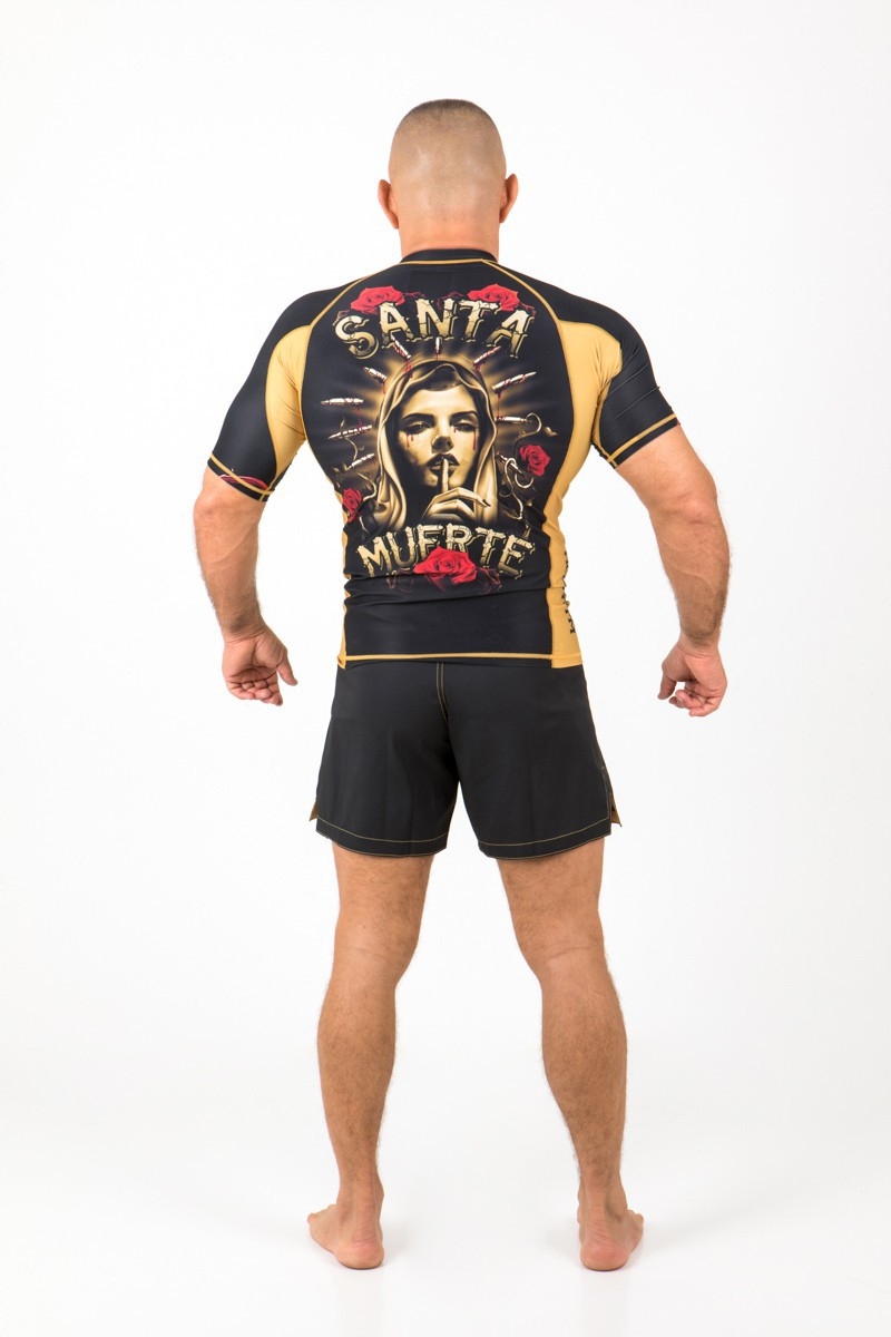 Rashguard Kompresyjny do MMA SANTA MUERTE 2XL Kolekcja EXTREME HOBBY Sport