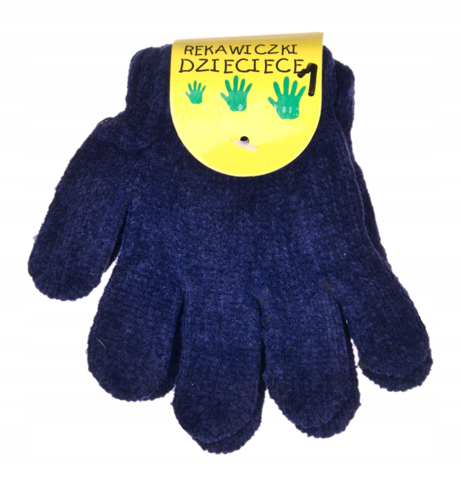 RĘKAWICZKI DZIECIĘCE CIEPŁE MIĘKKIE PIĘCIOPALCZASTE ELASTYCZNE 5-8 l.