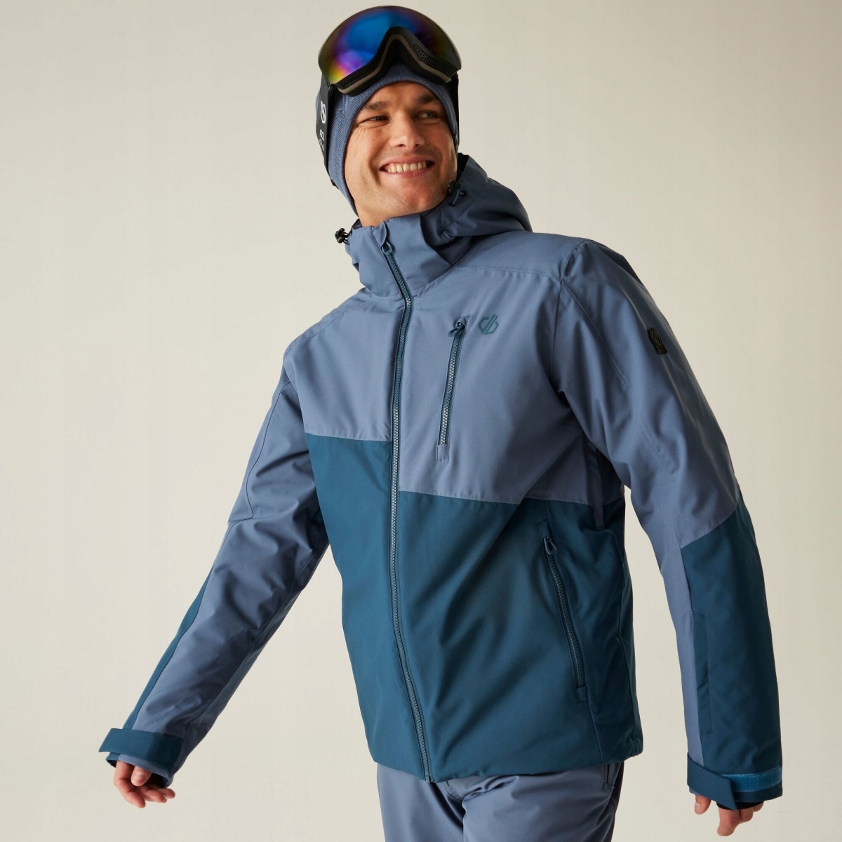 Pánská zimní lyžařská bunda Dare2b Halfpipe III světle modrá/modrá 3XL