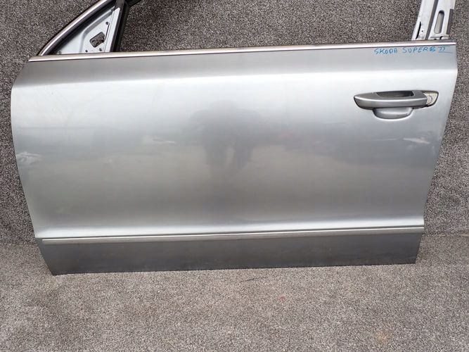 SKODA SUPERB II 08- door left front front KPL
