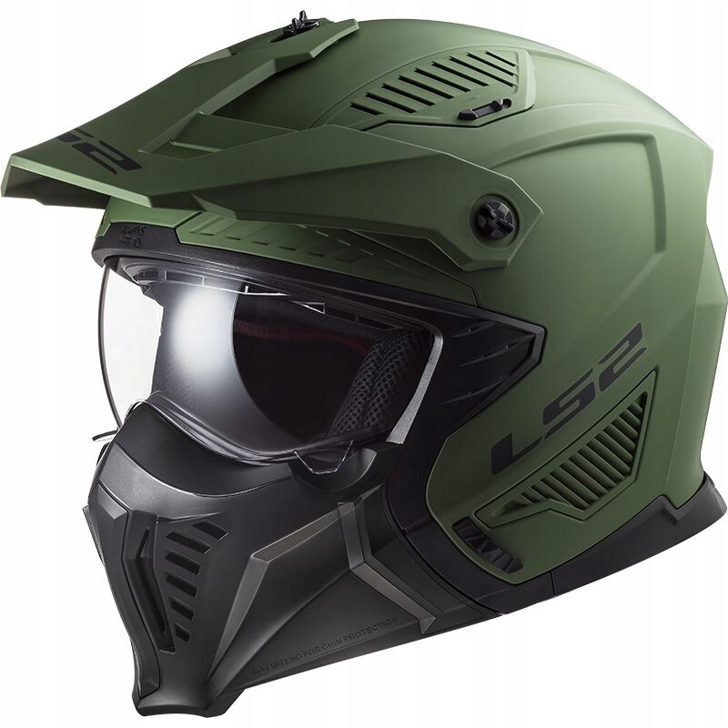 Kask LS2 OF606 Drifter Military Green Matt Wojskowy Zielony Mat Rozmiar M