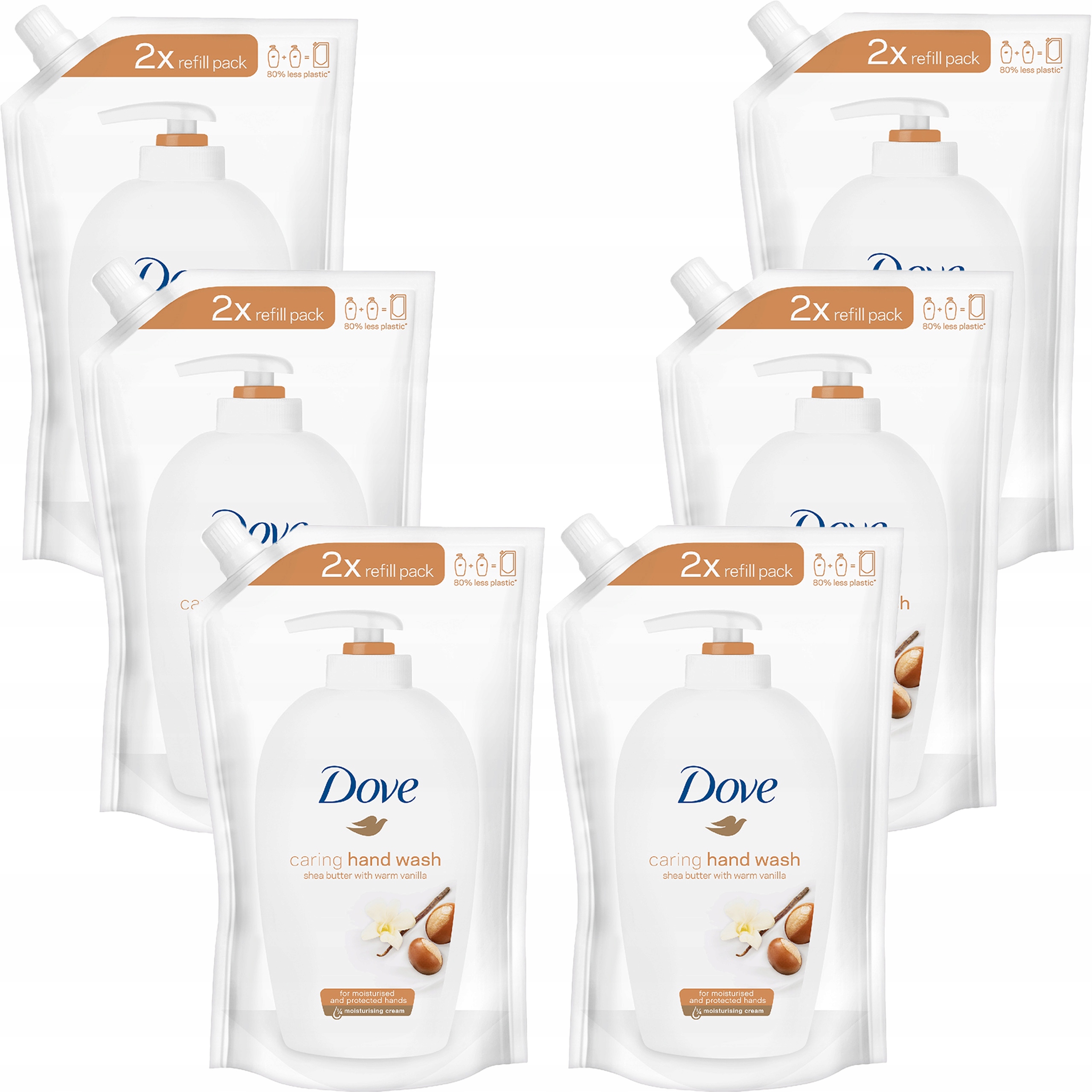 

Dove Masło Shea Mydło w Płynie Zapas 500 ml x6
