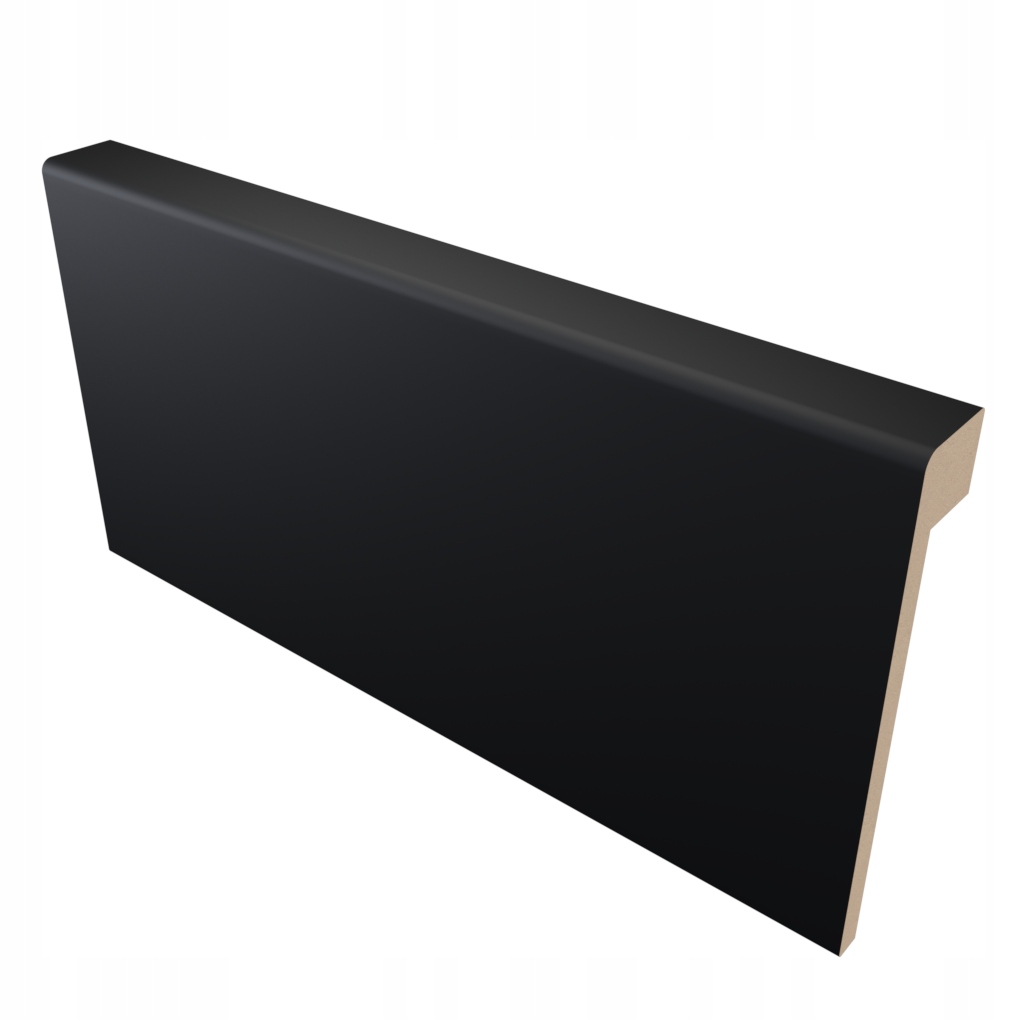 Listwa przypodłogowa, szeroka, czarna 100x19mm