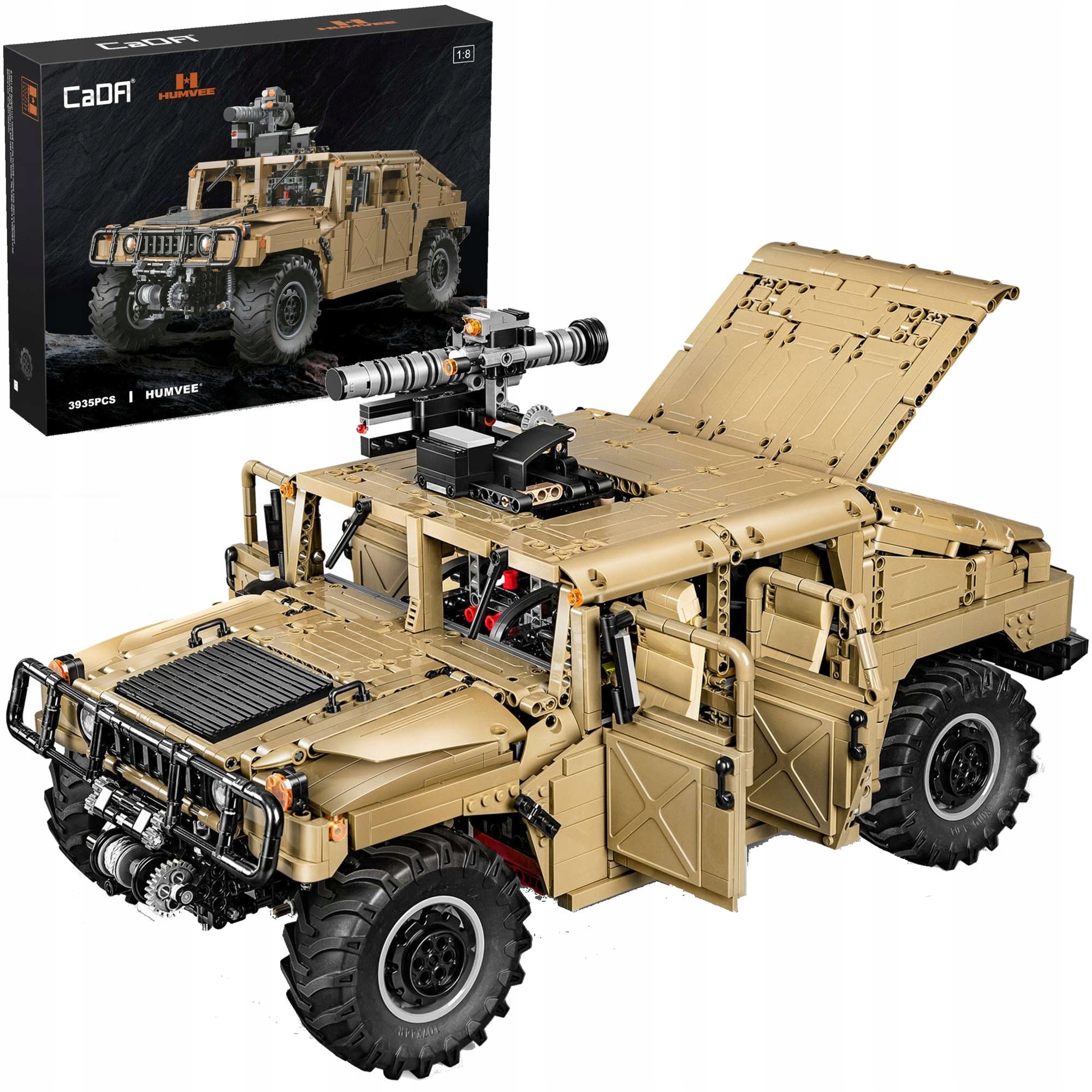 Klocki Cada Konstrukcyjne Wojskowy Humvee 53 cm 3935 el C61036W