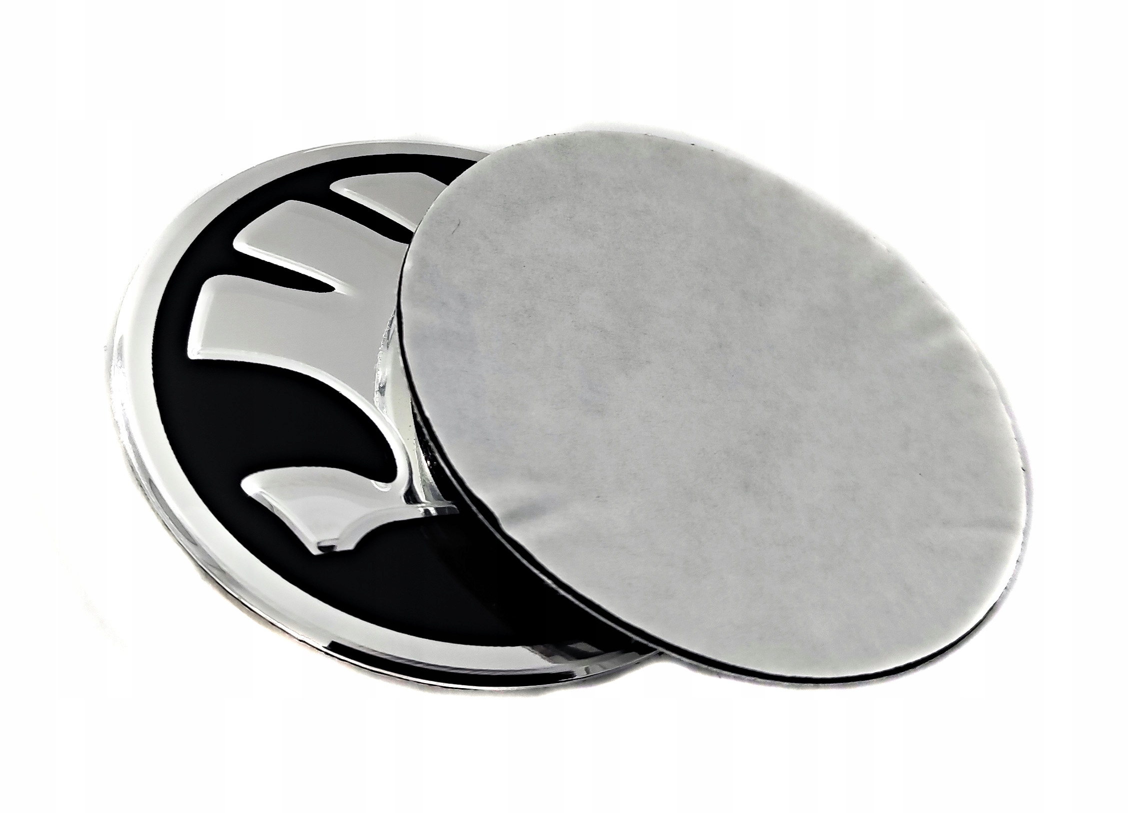 

Naklejka aluminium na dekielki kołpaki Skoda 60mm