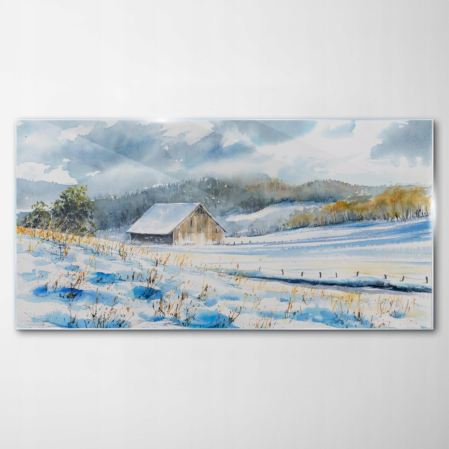 

Obraz na Szkle Dekor Opuszczona Stodoła 120x60