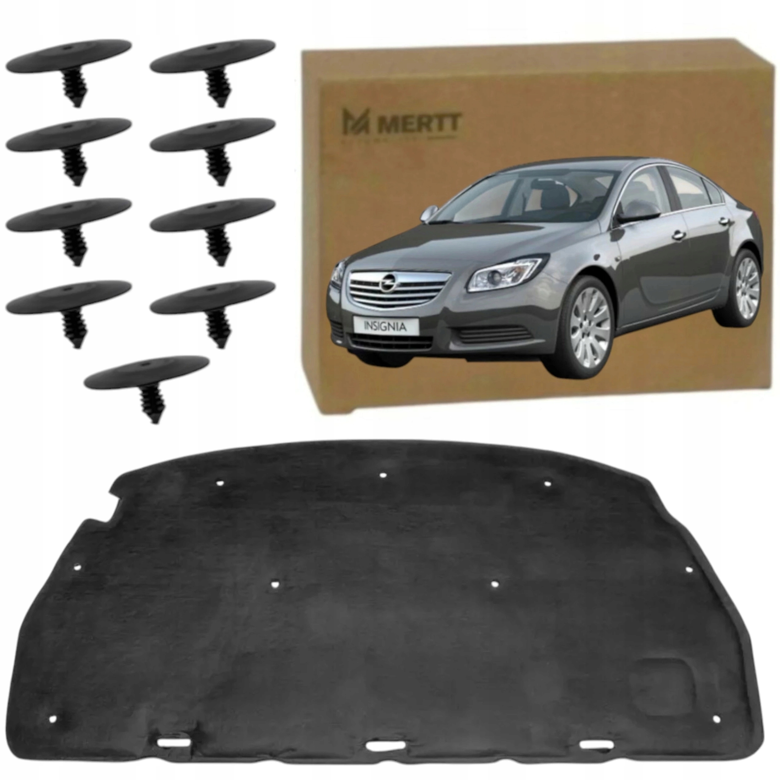 Podložka Pro Ztlumení Kapoty Motoru Spony Opel Insignia A 2008-2017