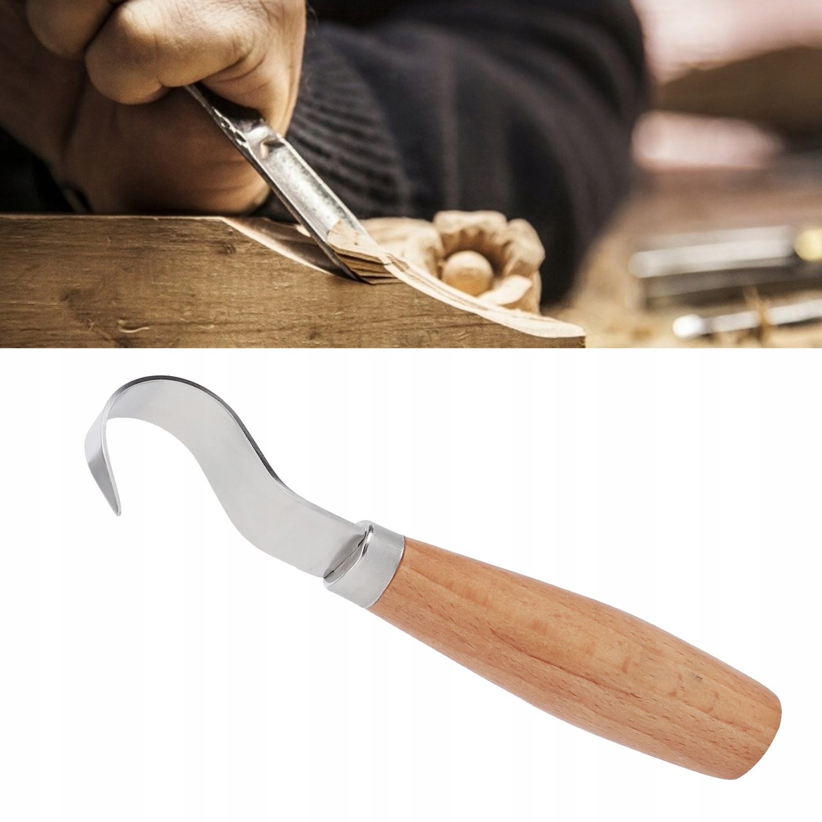 NOŻY DO RZEŹBIENIA W DREWNIE ŁYŻKA DIY