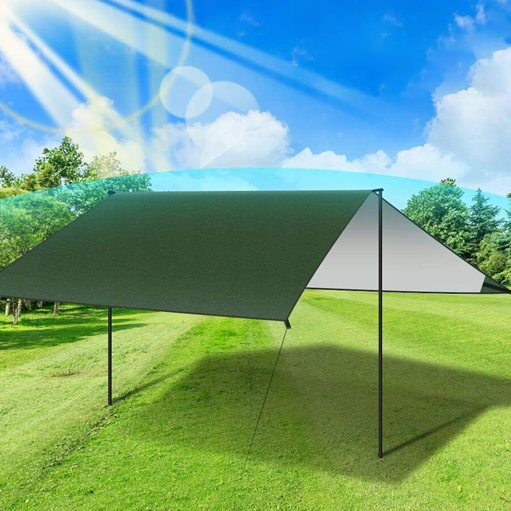 TARP PŁACHTA BIWAKOWA WODOODPORNA TERMICZNA 3X3 M ŻAGIEL PRZECIWSŁONECZNY Długość (m) 3