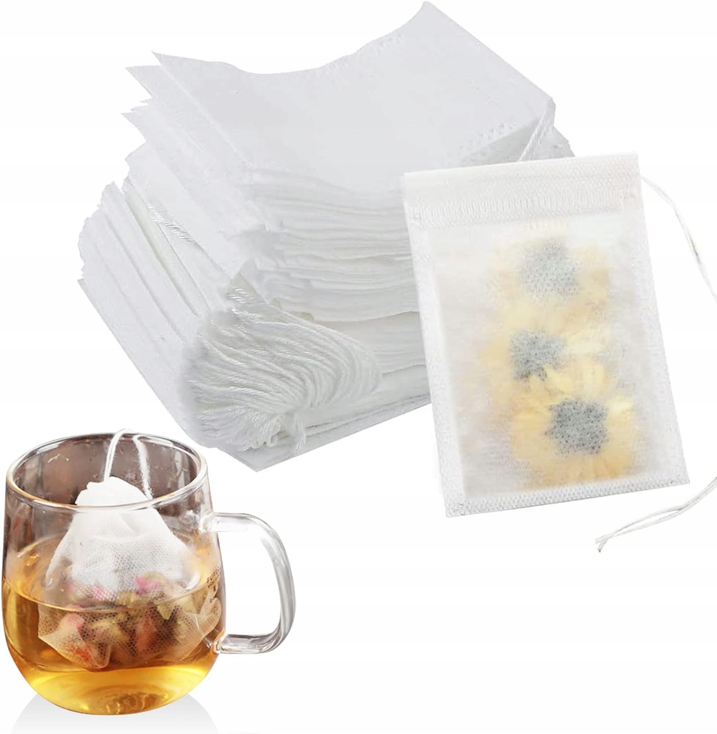 Levně 300 X Sáčky Na Čaj Bylinky Listy Pro Přípravu Čaje