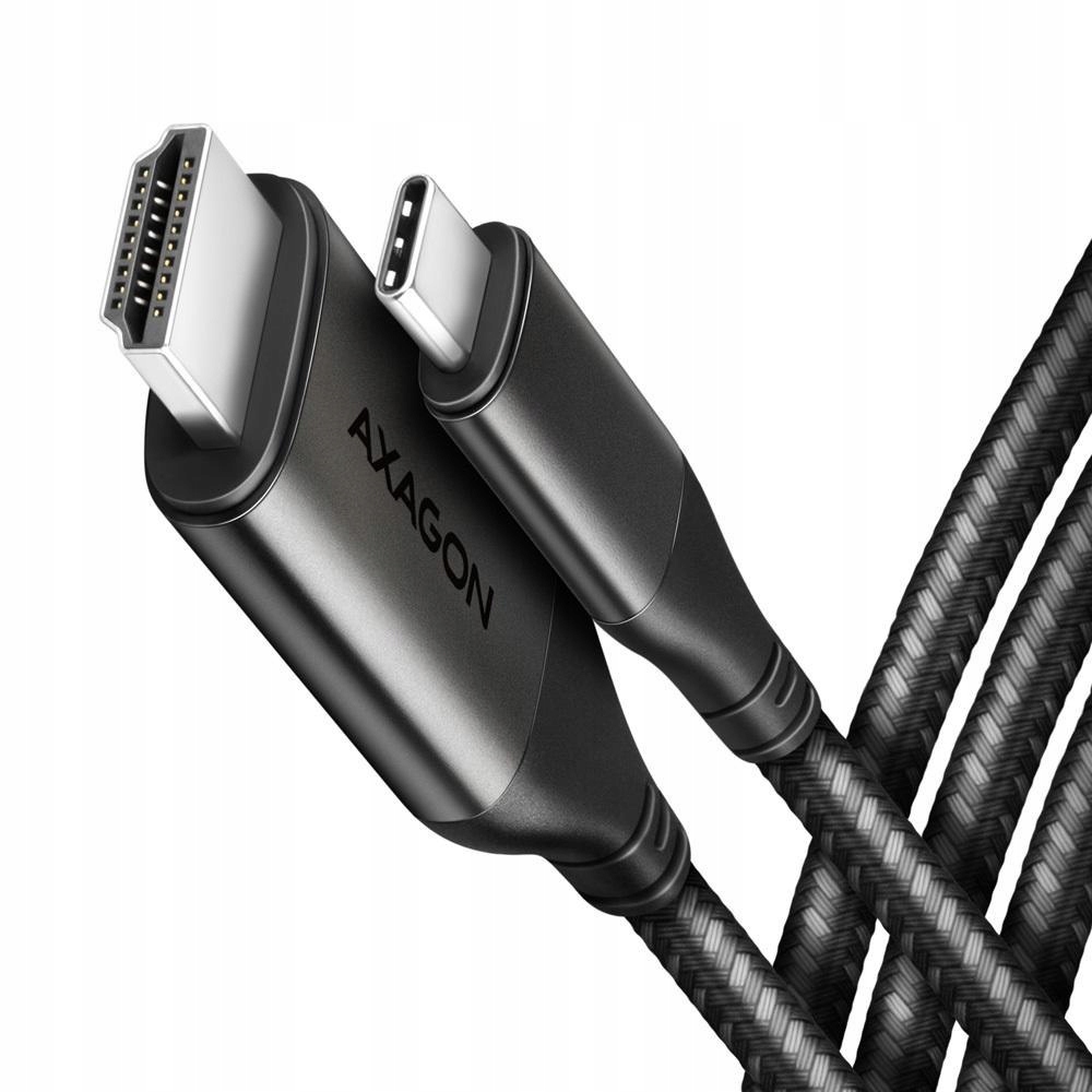 Adapter wideo Axagon Usb-c do Hdmi 2.0 4K/60Hz 1,8 m