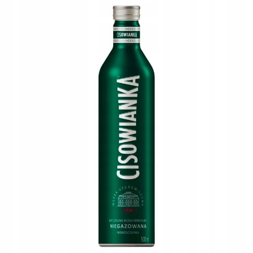 Levně Voda Cisowianka přírodní neperlivá hliníková 0.5 l x 24 ks