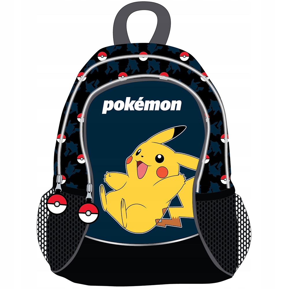 Duży Plecak Szkolny Pokemon Pikachu 40cm.