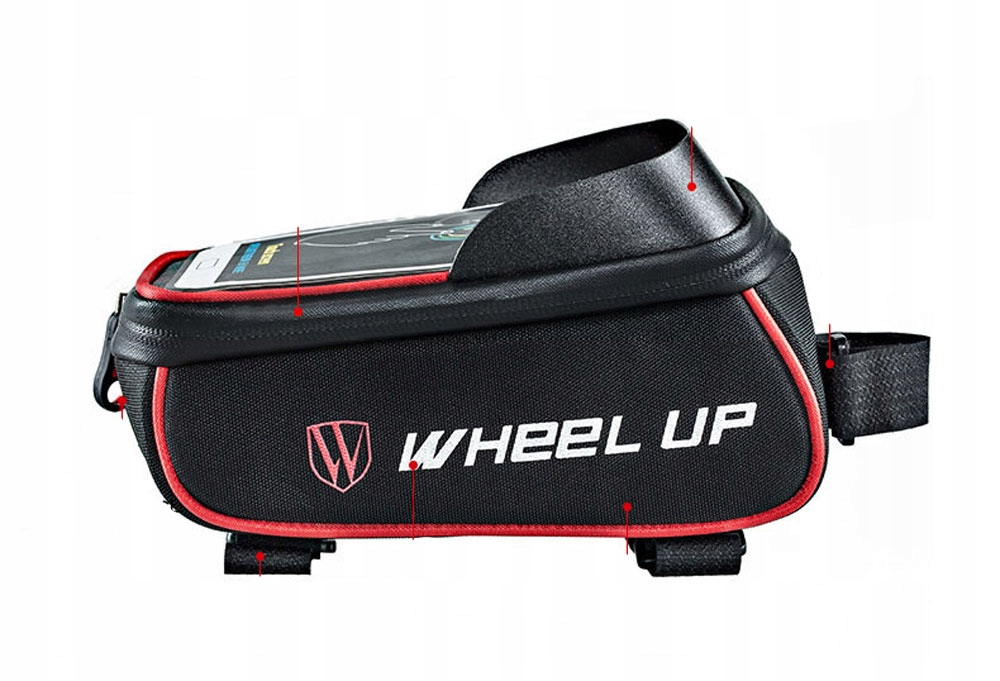 TORBA ROWEROWA NA RAMĘ SAKWA ROWEROWA TELEFON ETUI Marka Wheel-Up