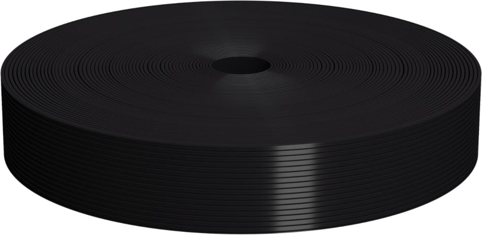 TAŚMA OGRODZENIOWA PREMIUM WĄSKA 4,75x50m NA OGRODZENIA PANELOWE 3D CZARNA Stan opakowania oryginalne