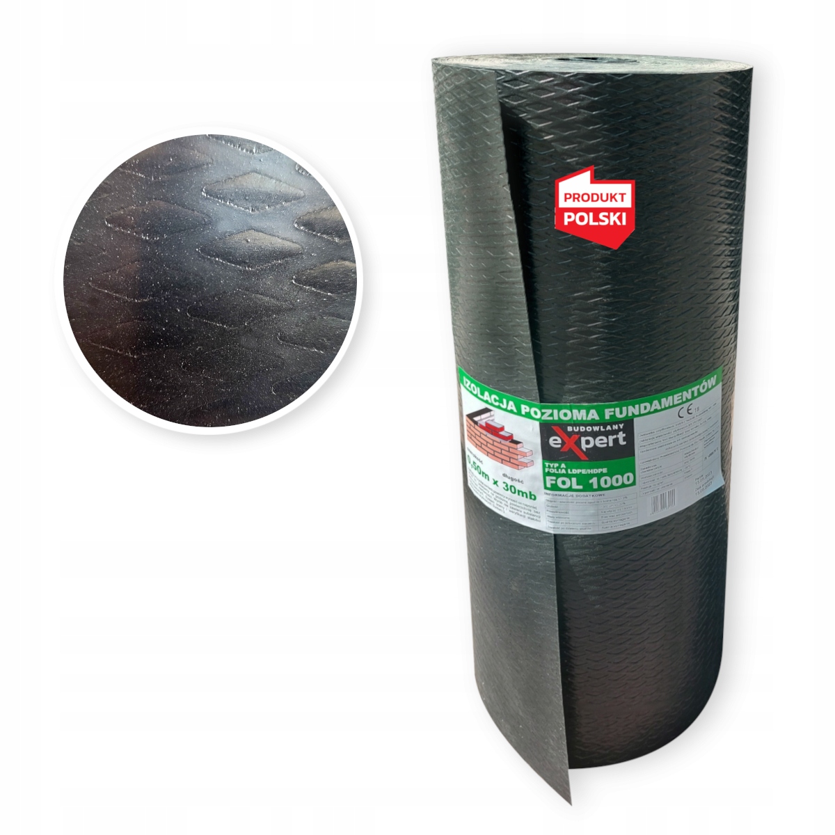 IZOLACJA POZIOMA DO FUNDAMENTÓW MURŁATY ATEST -OWANA FOLIA FUNDAMENTOWA 1mm EAN (GTIN) 5905544521279