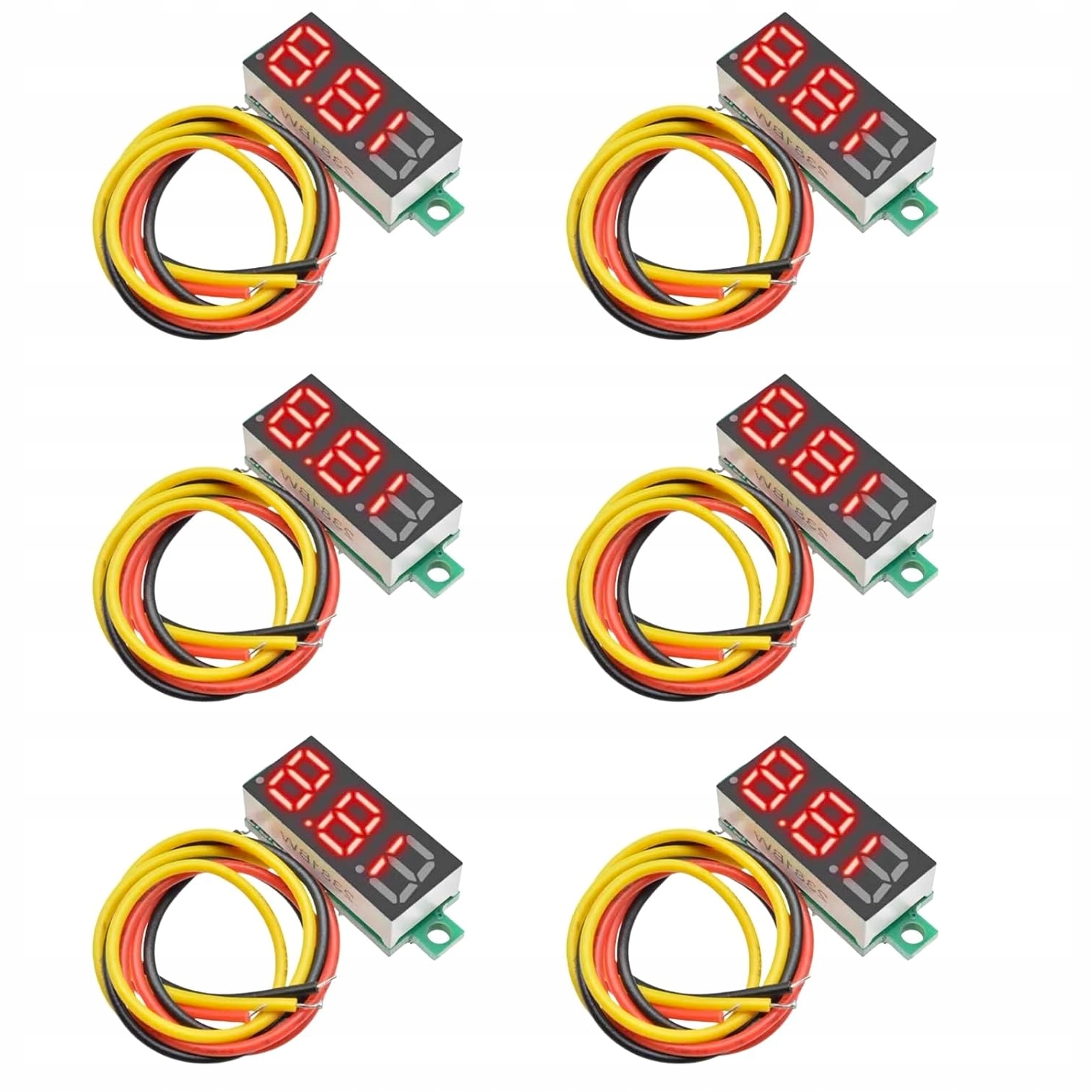 WOLTOMIERZ CYFROWY 0 DO 100 V POMIAR NAPIĘCIA 3PRZEWODOWY