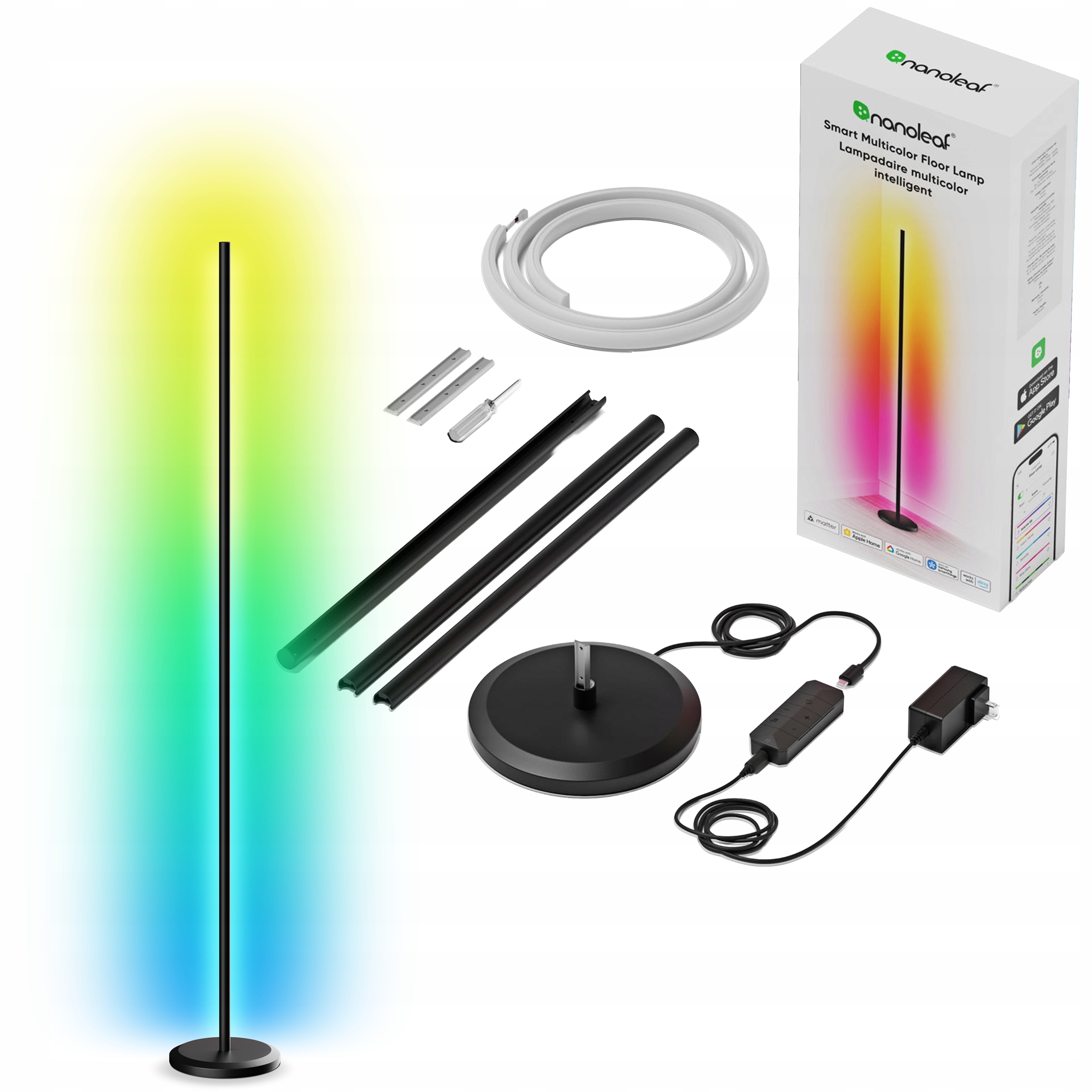 Nanoleaf Smart Multicolor Floor Lamp Inteligentná podlahová lampa Wi-Fi