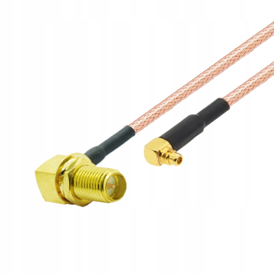 Pigtail MMCX konektor Ra Sma-rp zásuvka Ra RG316 12 m