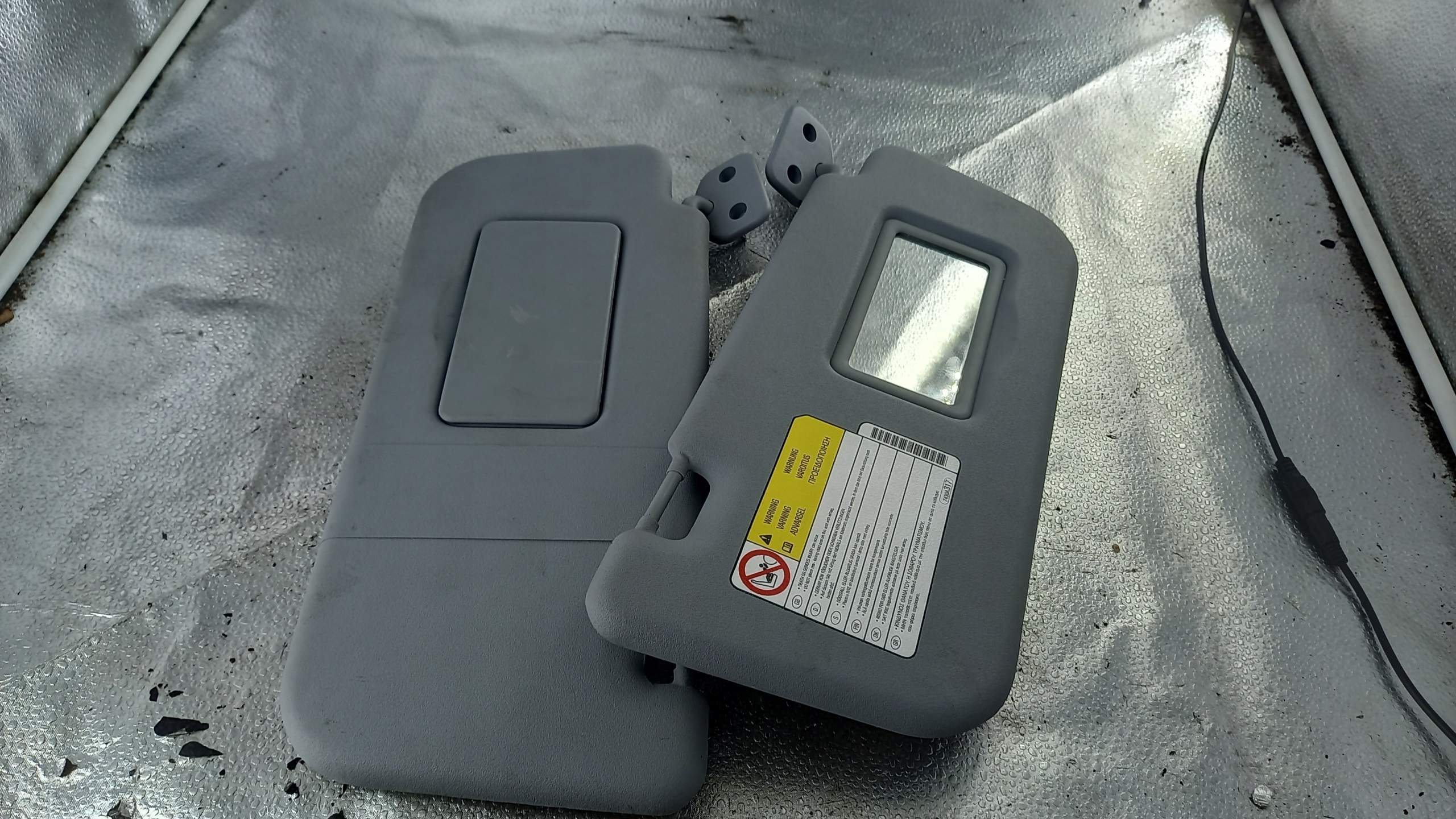 СОЛНЦЕЗАЩИТНЫЕ КОЗЫРЬКИ KPL MITSUBISHI COLT VI 06R