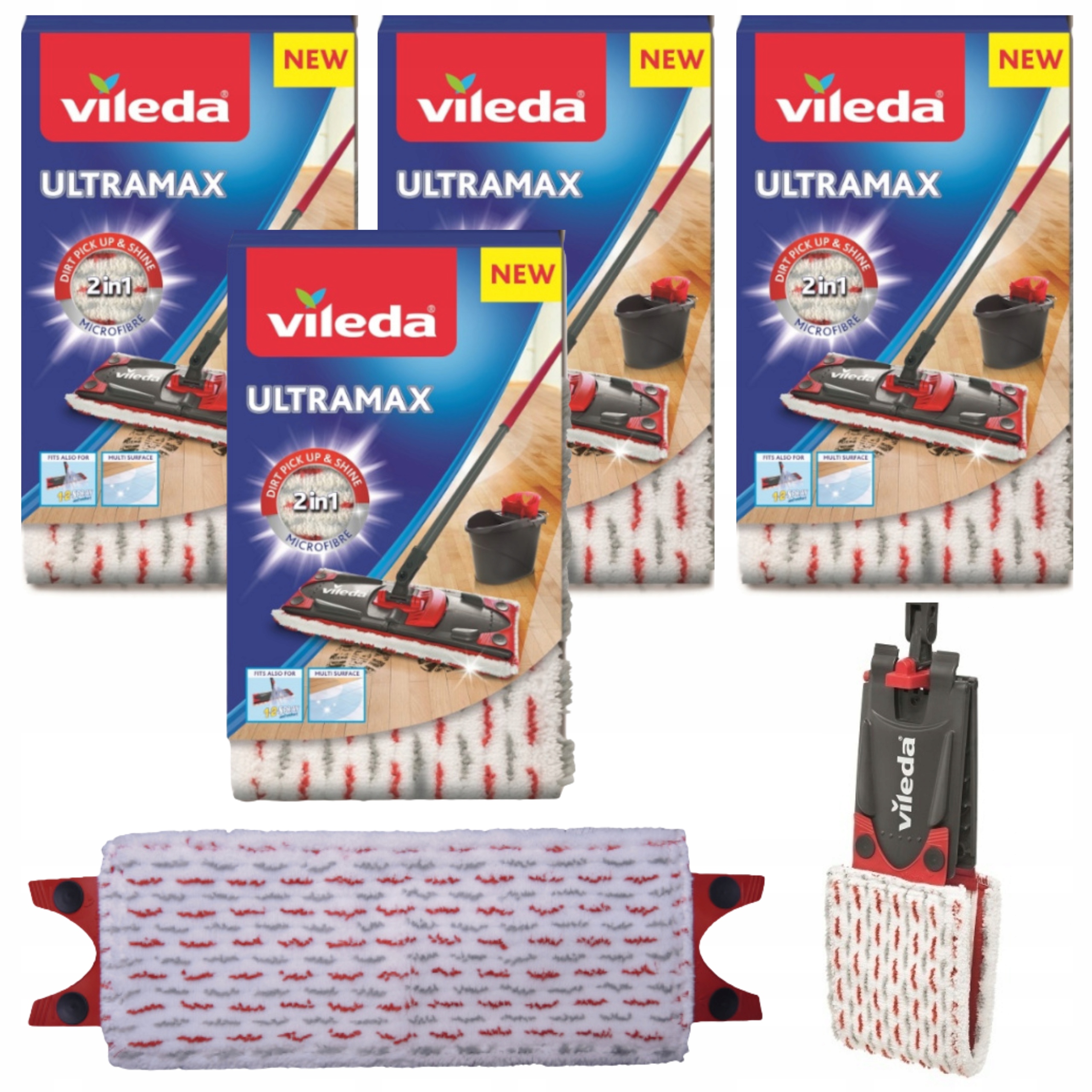 Levně vložka do mopu Vileda Nástavec ultramax ultramat 4ks
