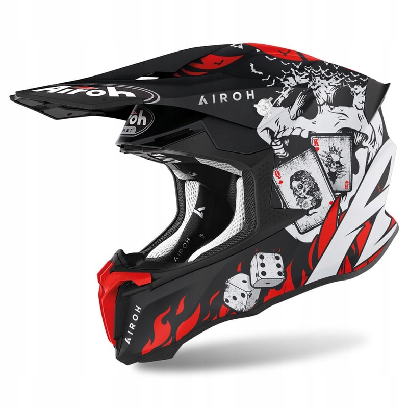 KASK NA CROSSA ATV AIROH TWIST 2.0 HELL MATT R. S
