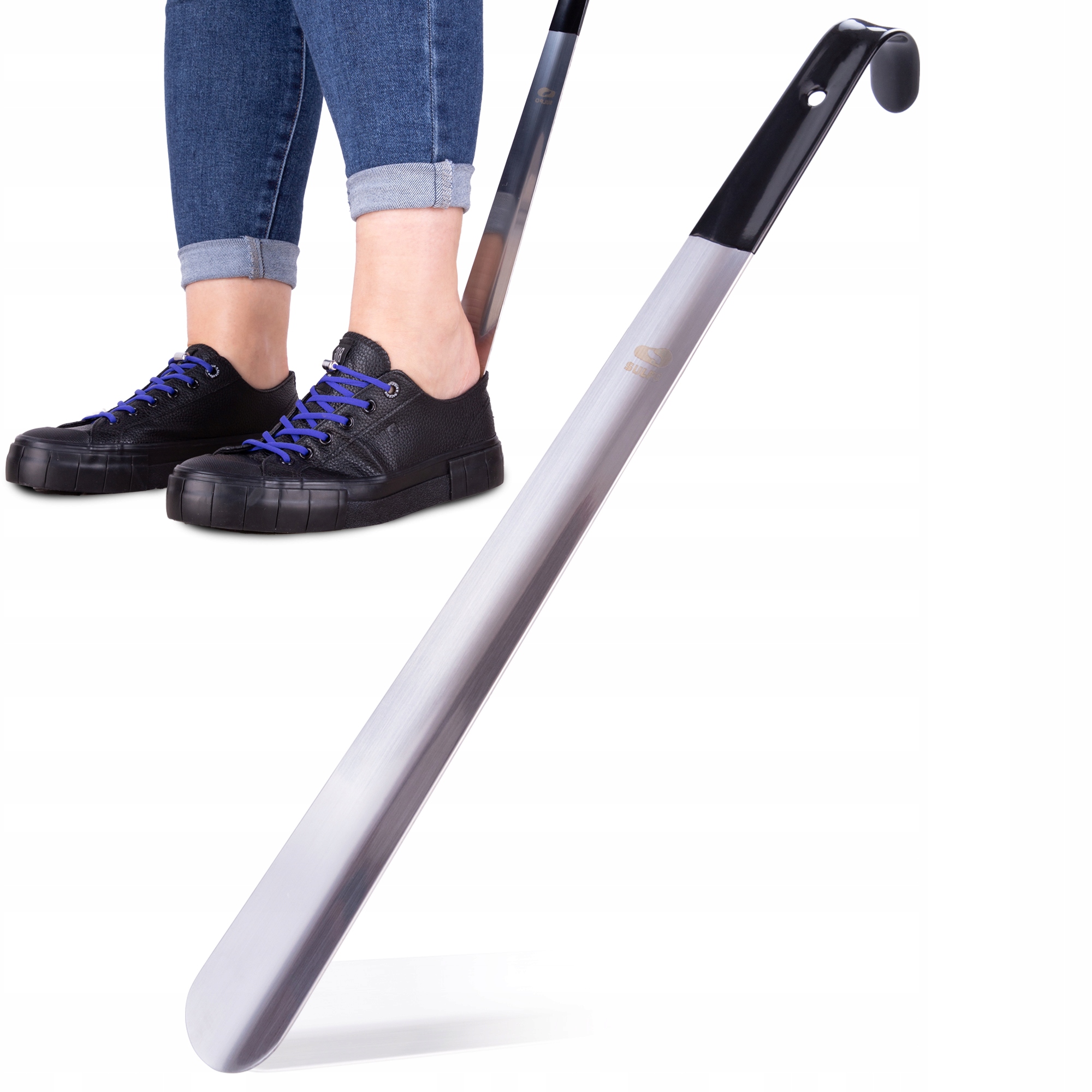 

Łyżka do butów antypoślizgowa rączka metal 42 cm