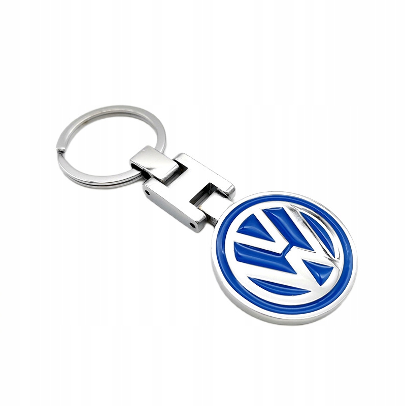 Vw Wolkswagen Brelok Breloczek Niebieski Metalowy Do Kluczy K25