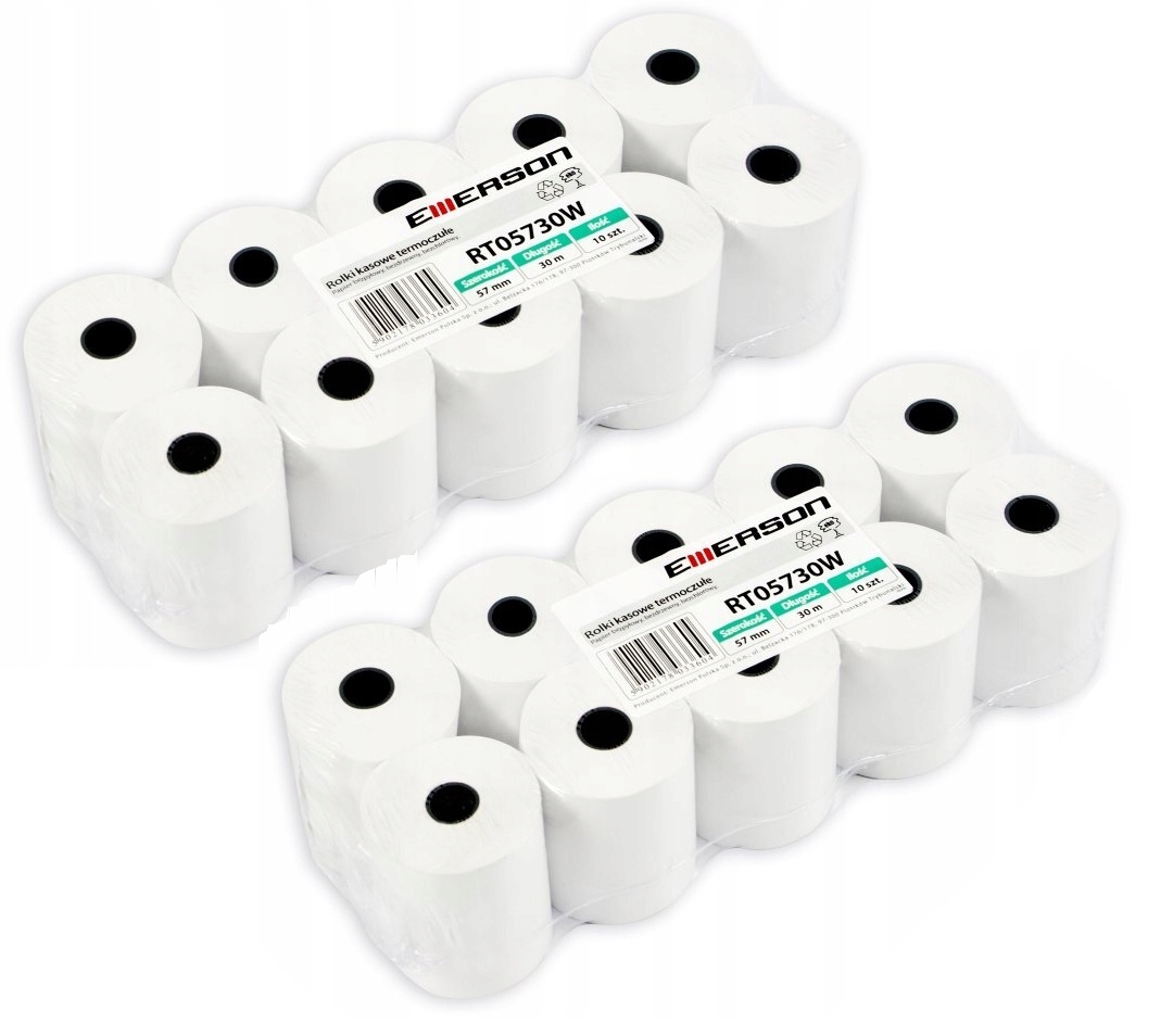 

Rolki kasowe 57/30 termiczne Emerson Bpa Free x 20